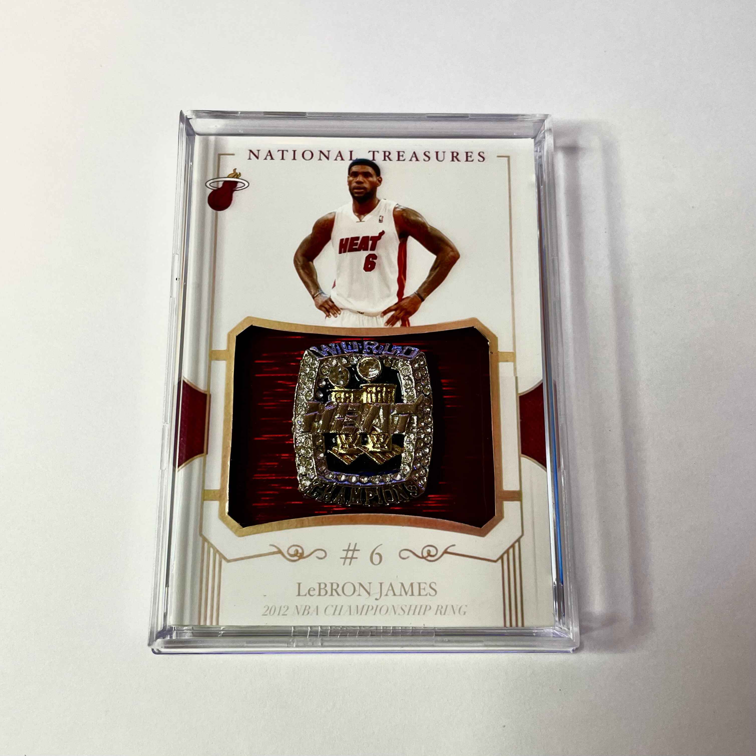 Custom LeBron James Ring Card
