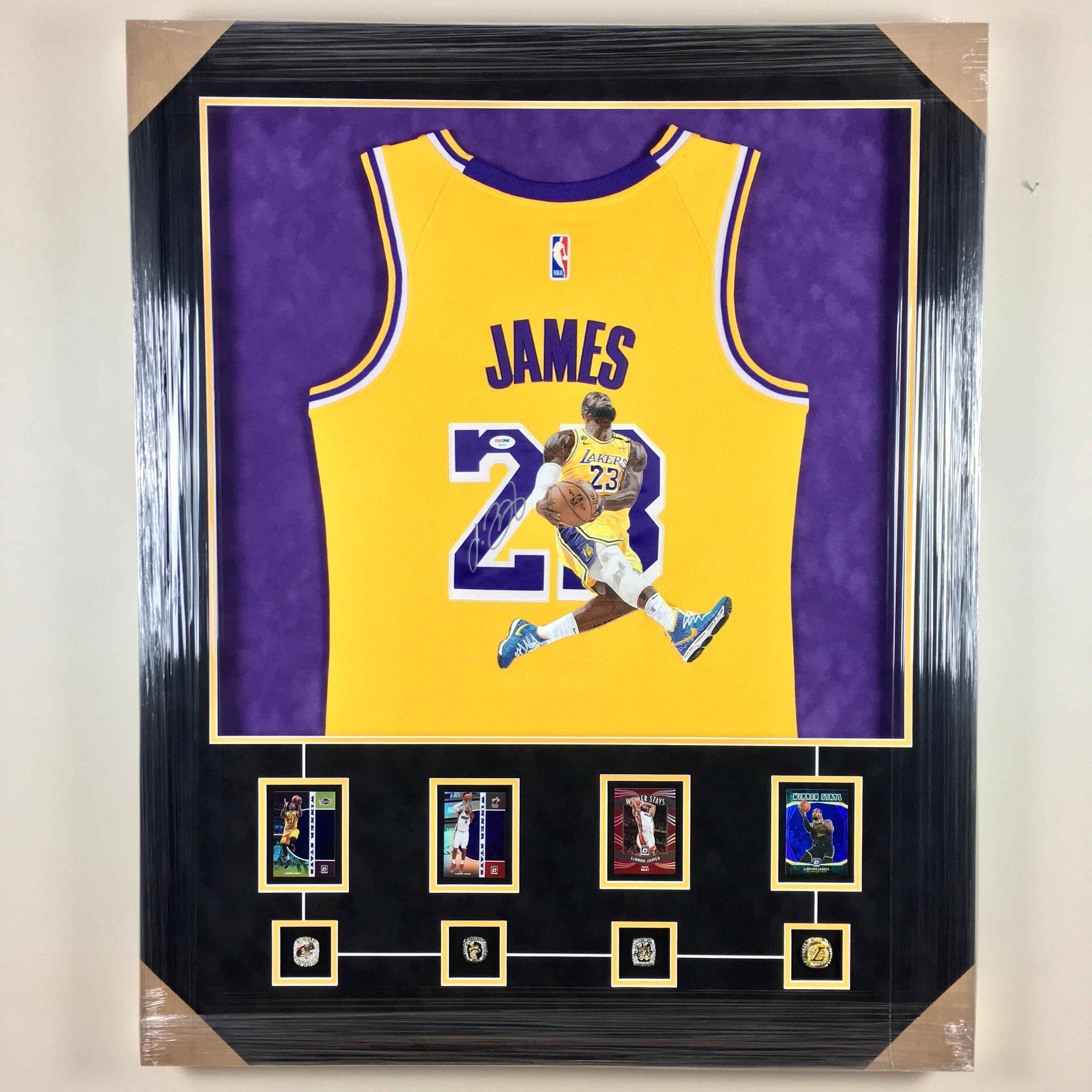 LeBron James Signed Jersey Framed