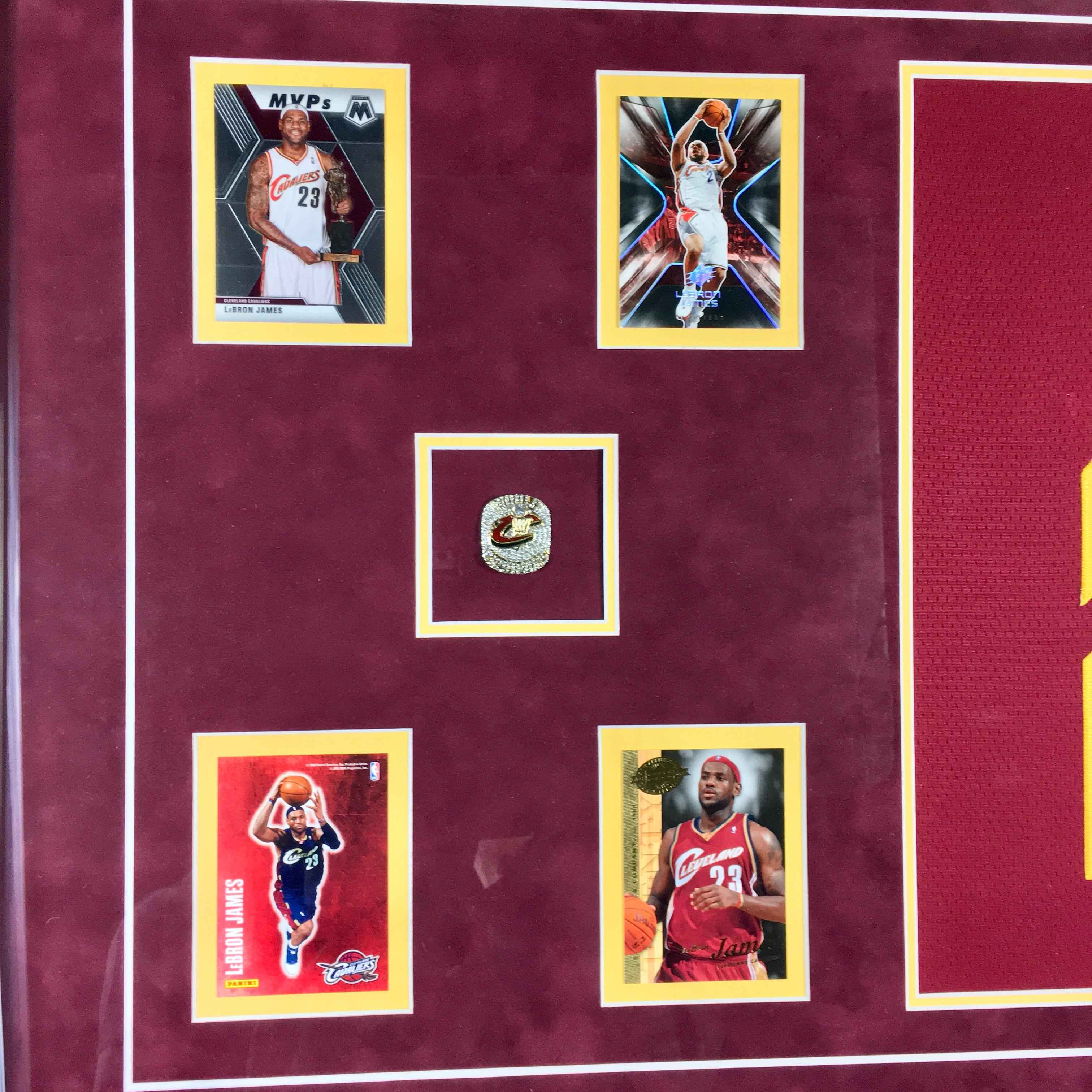 LeBron James Signed Jersey Framed