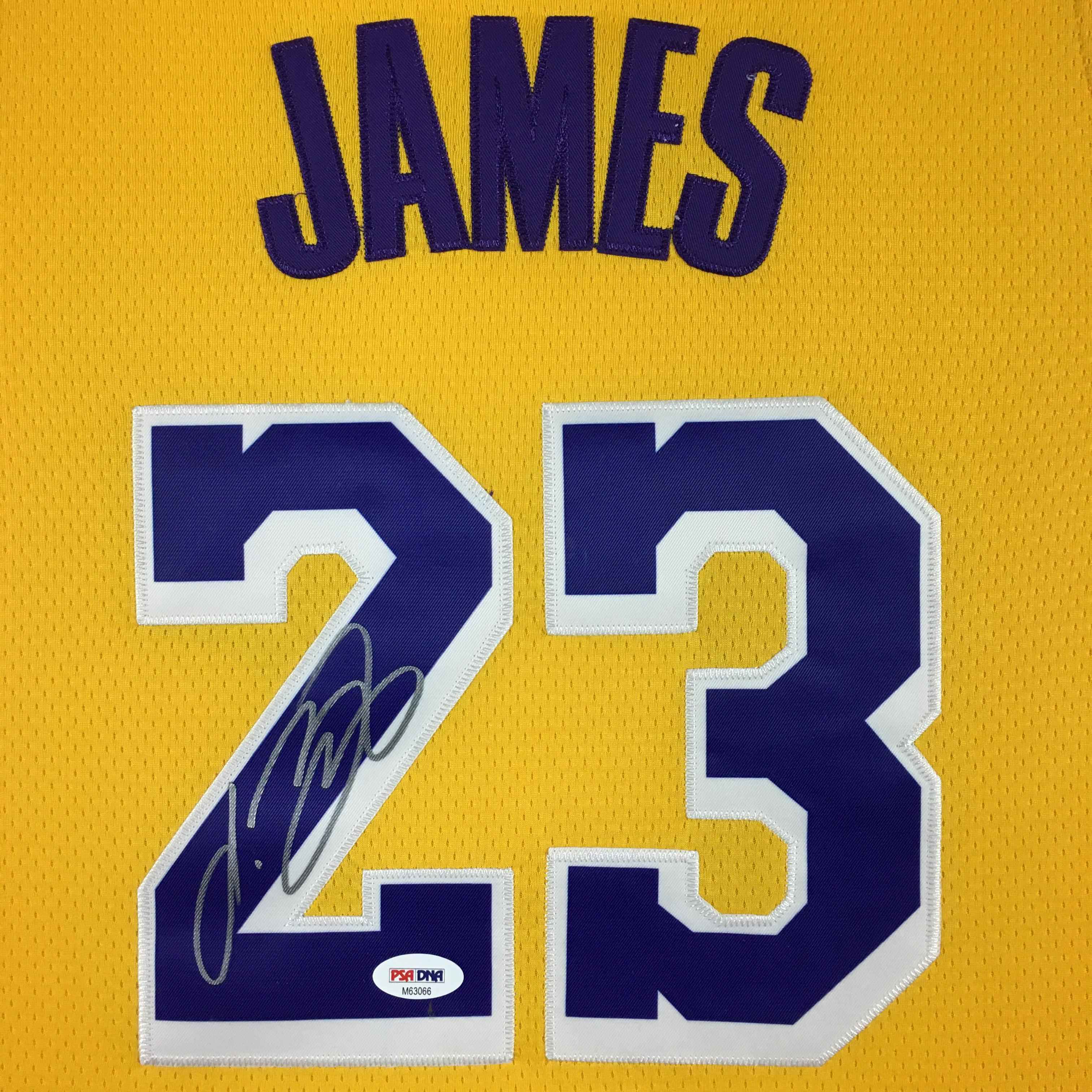 LeBron James Signed Jersey Framed