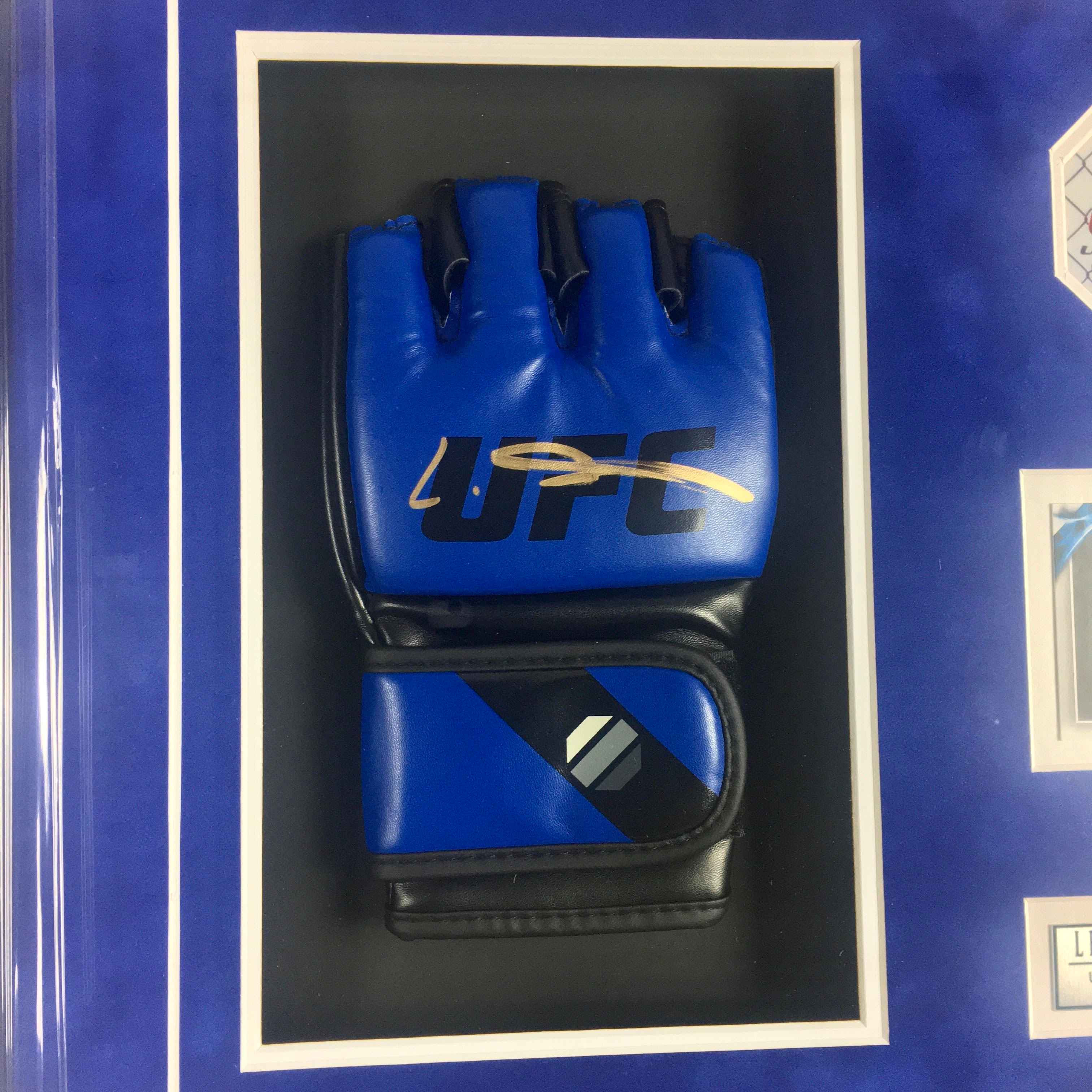 Leon Edwards Signed Glove Framed