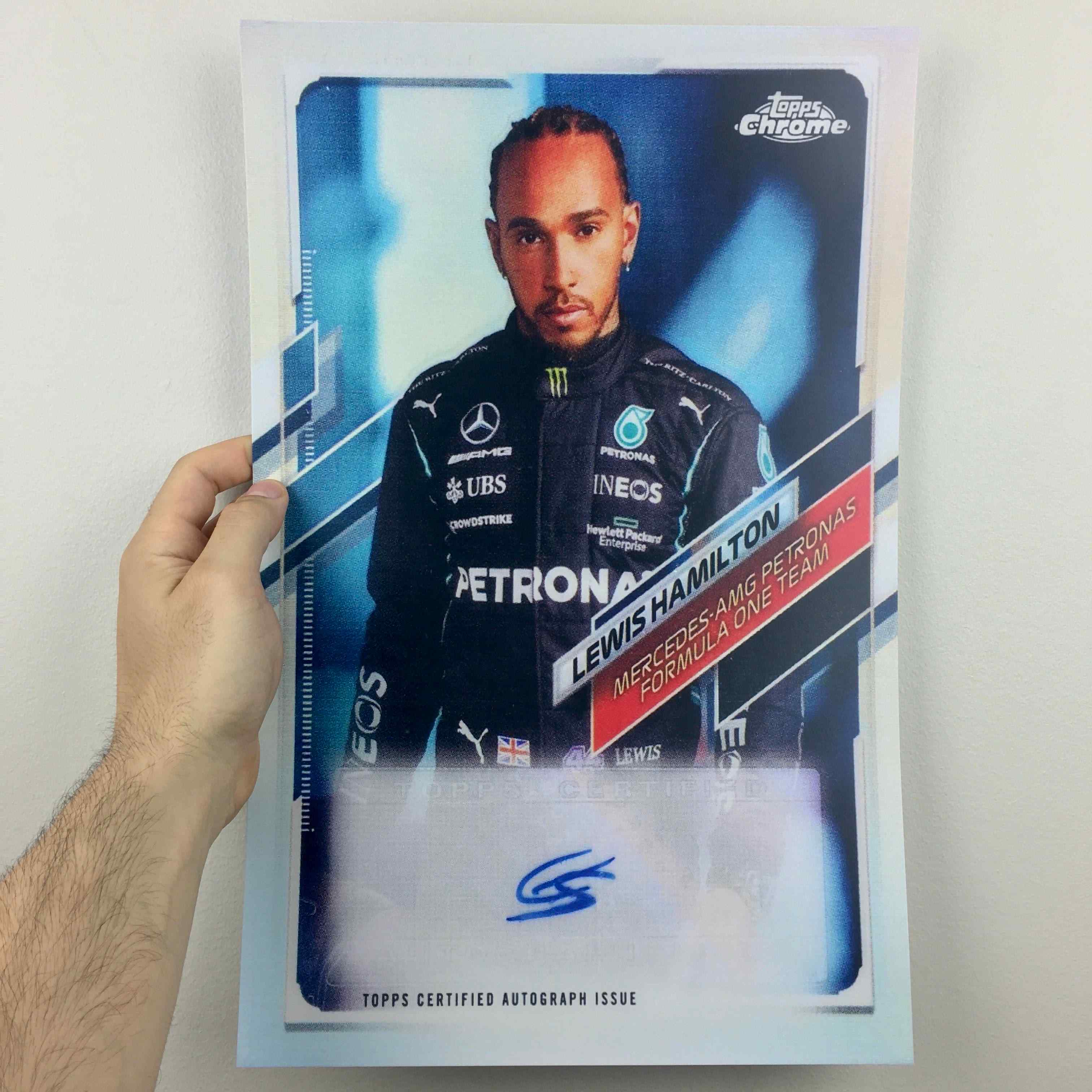 Lewis Hamilton Poster