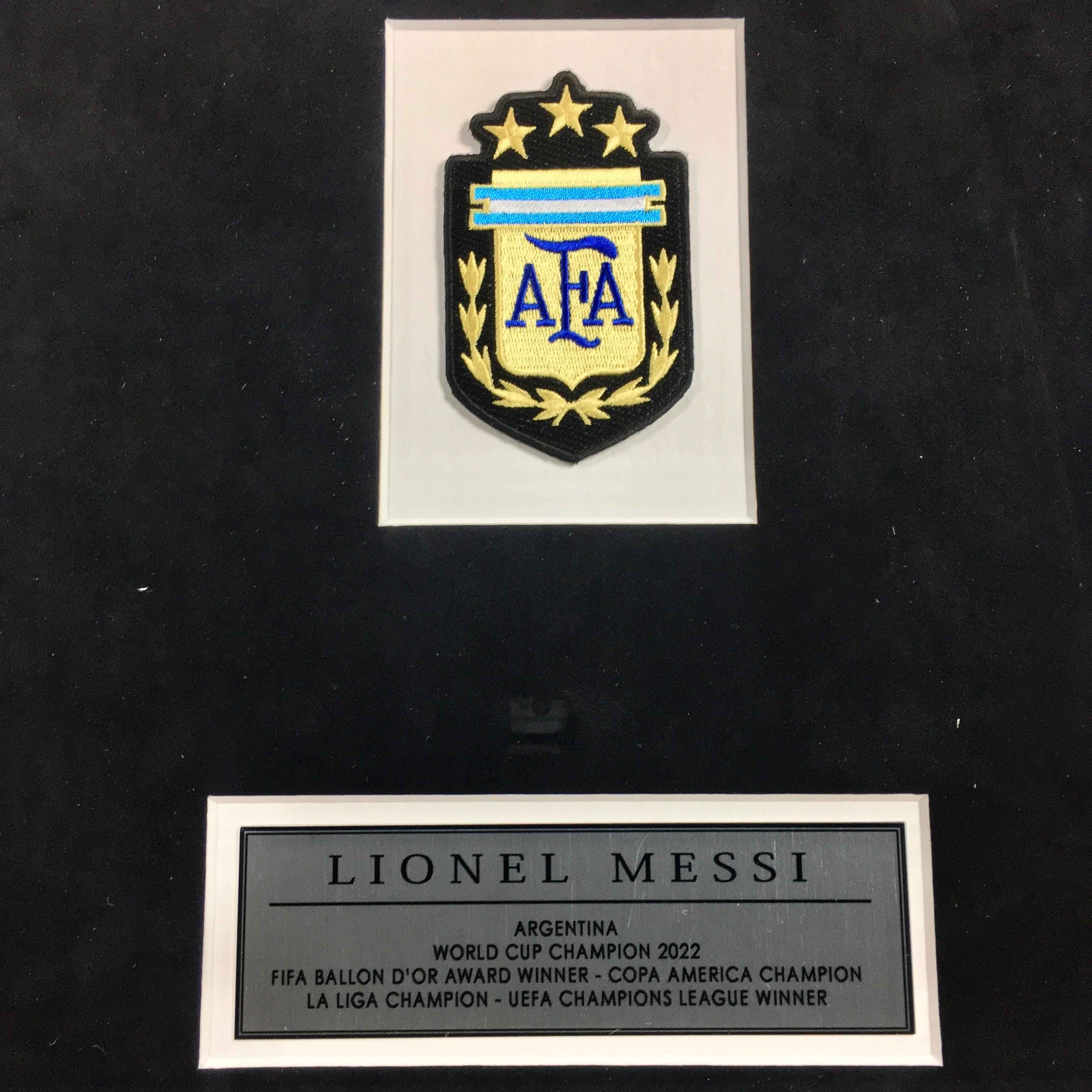 Lionel Messi Signed Jersey Framed