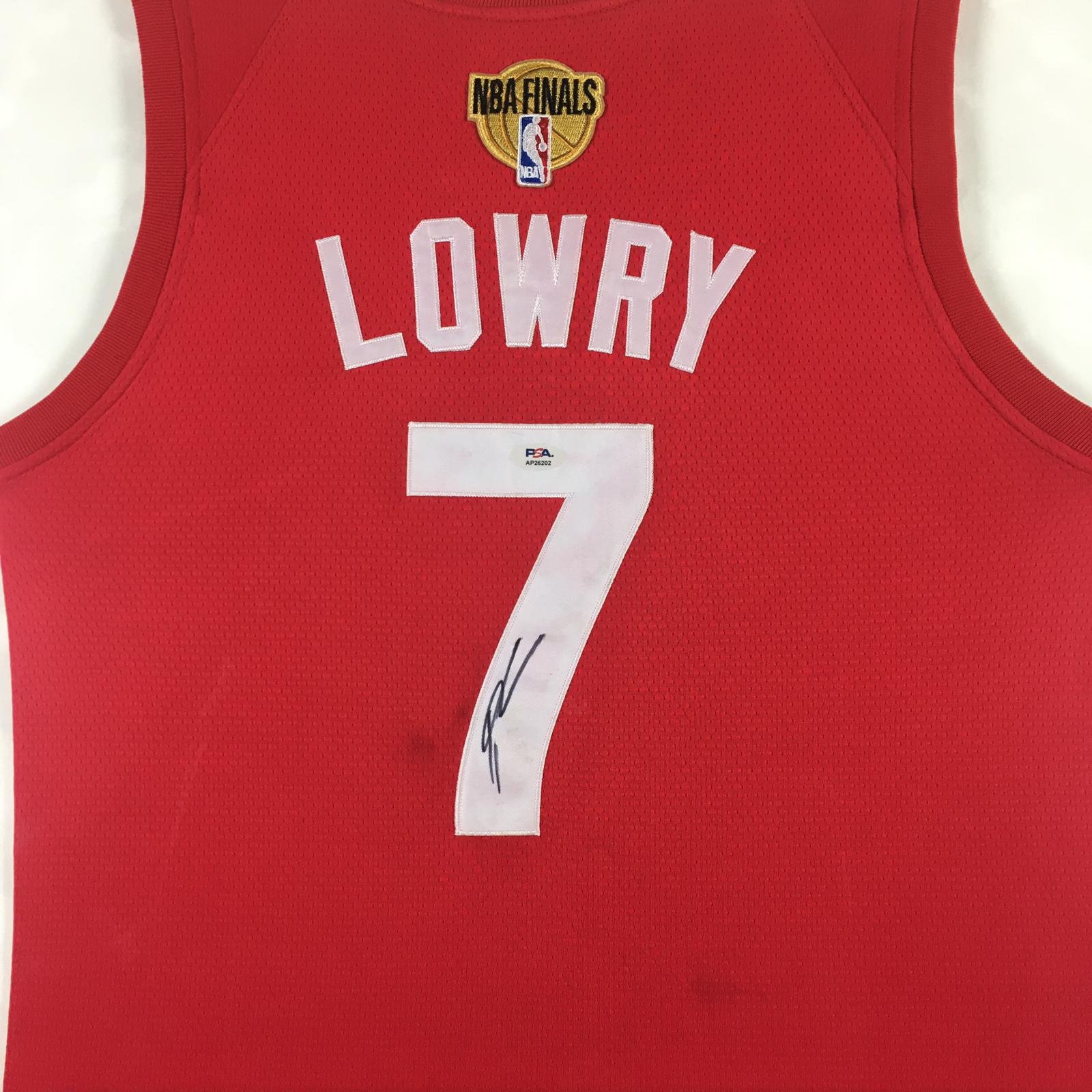 Kyle Lowry Signed Jersey Framed