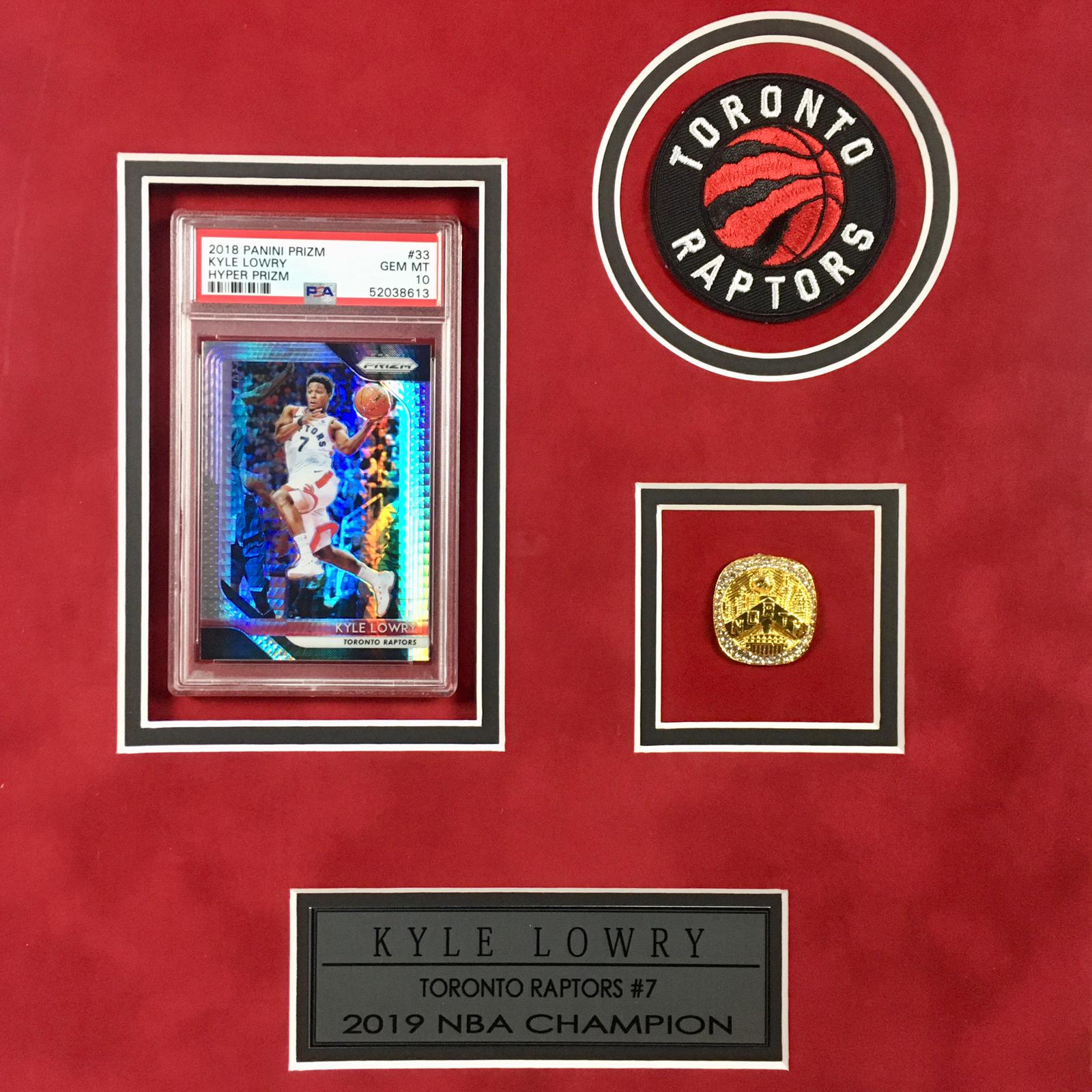 Kyle Lowry Signed Jersey Framed