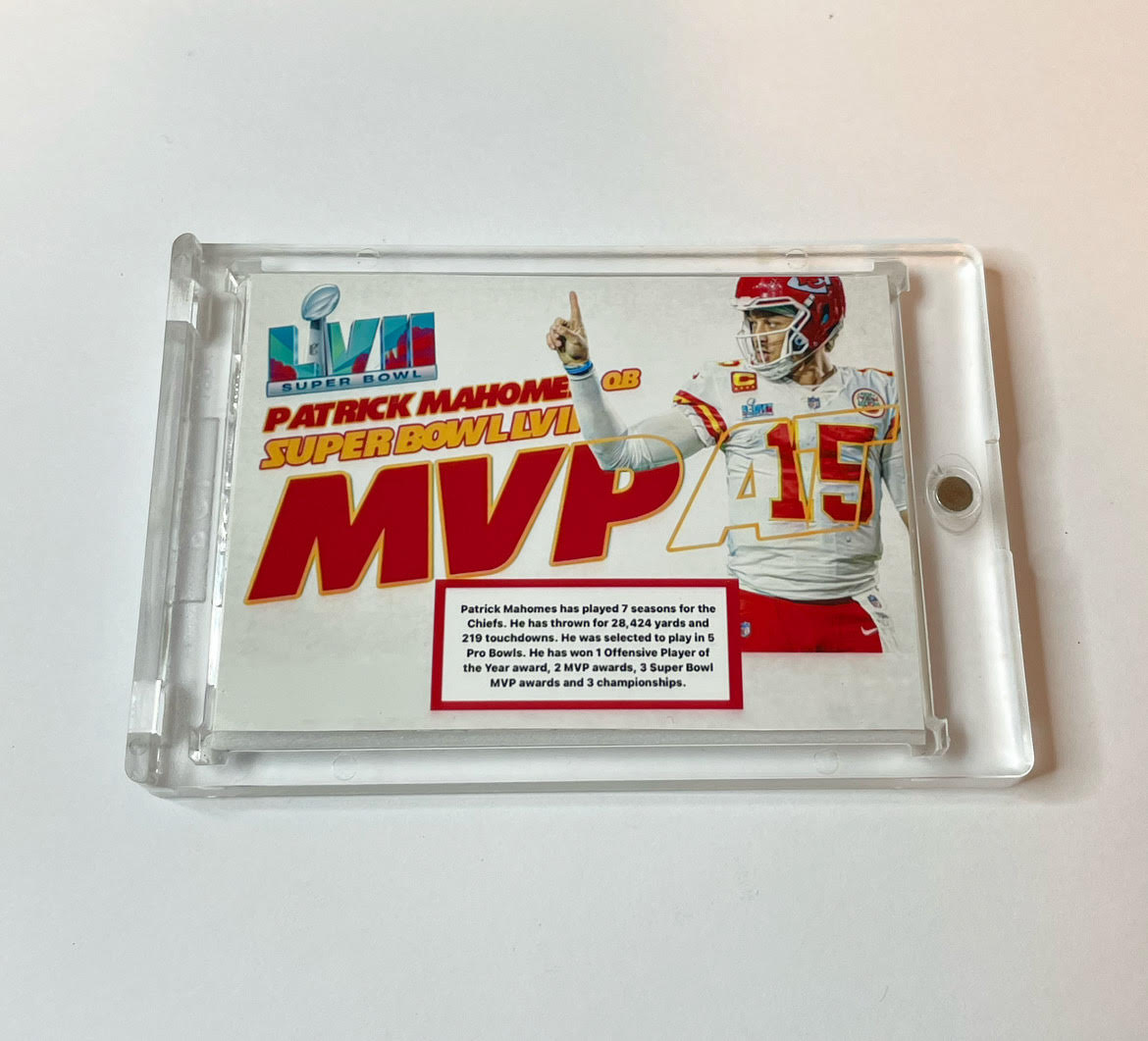 Custom Patrick Mahomes Ring Card