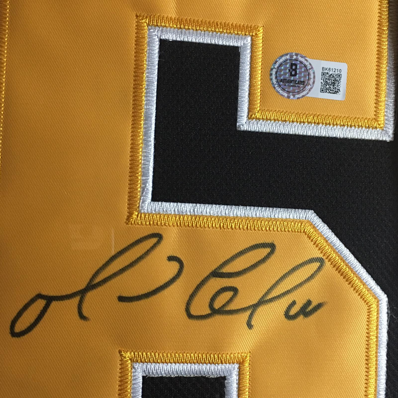 Mario Lemieux Signed Jersey Framed
