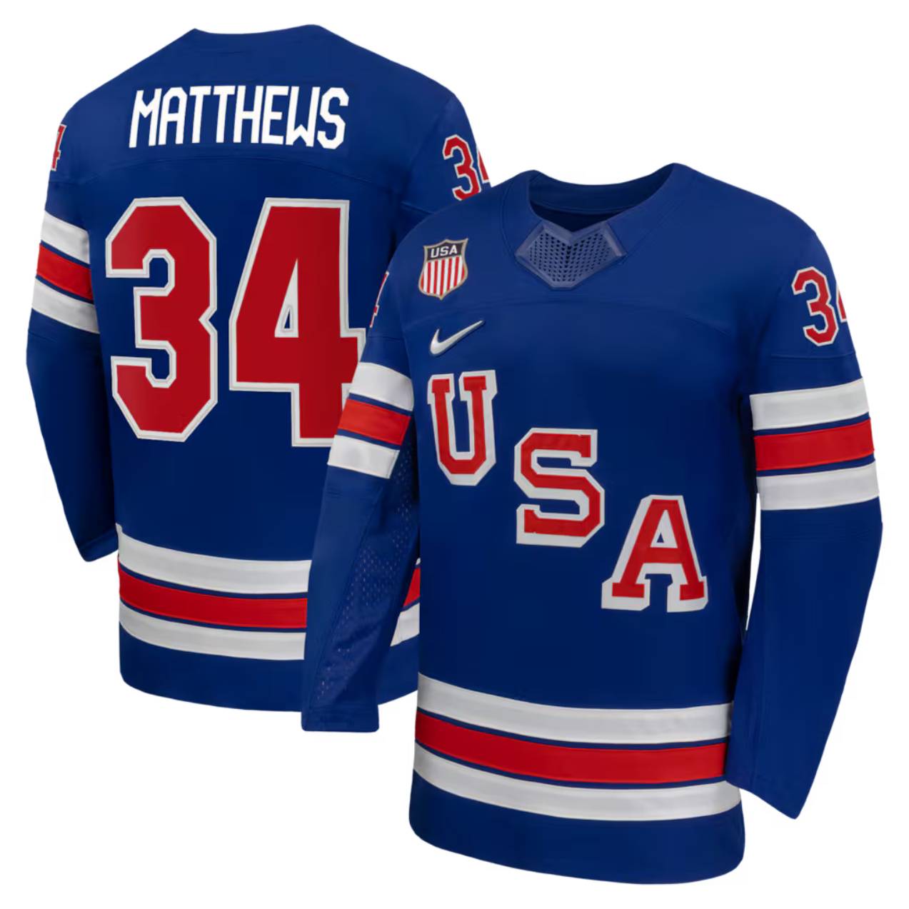 2026 Olympics USA Auston Matthews Jersey