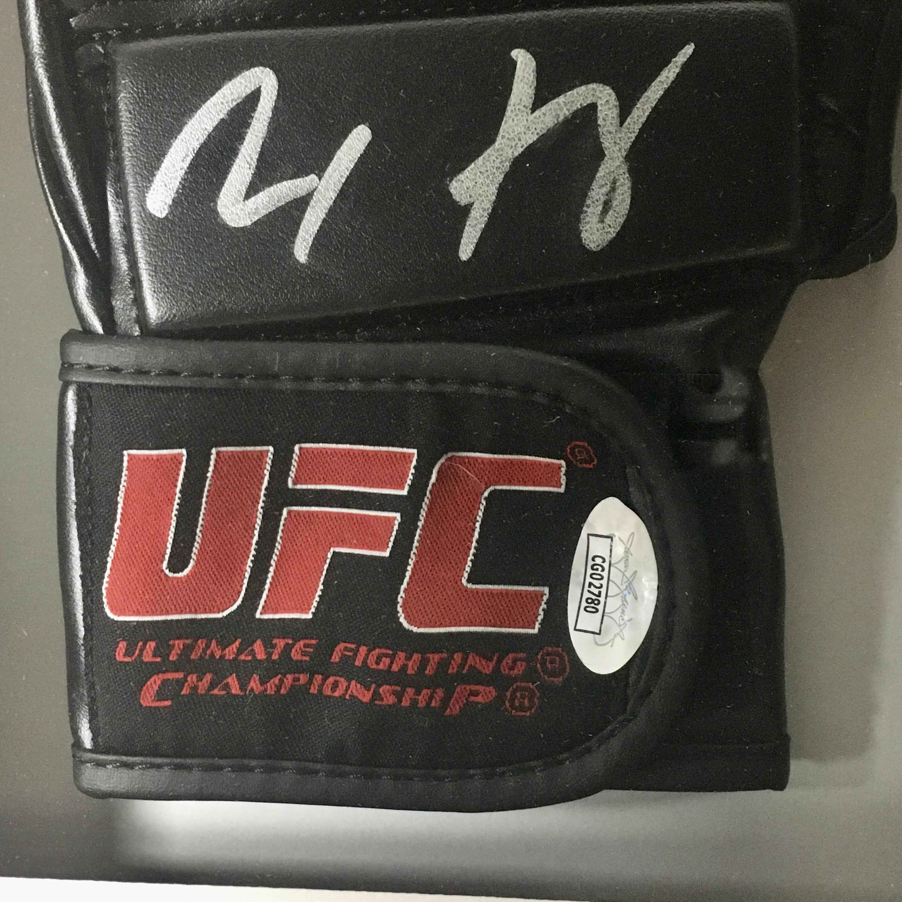 Max Holloway Signed Glove Framed
