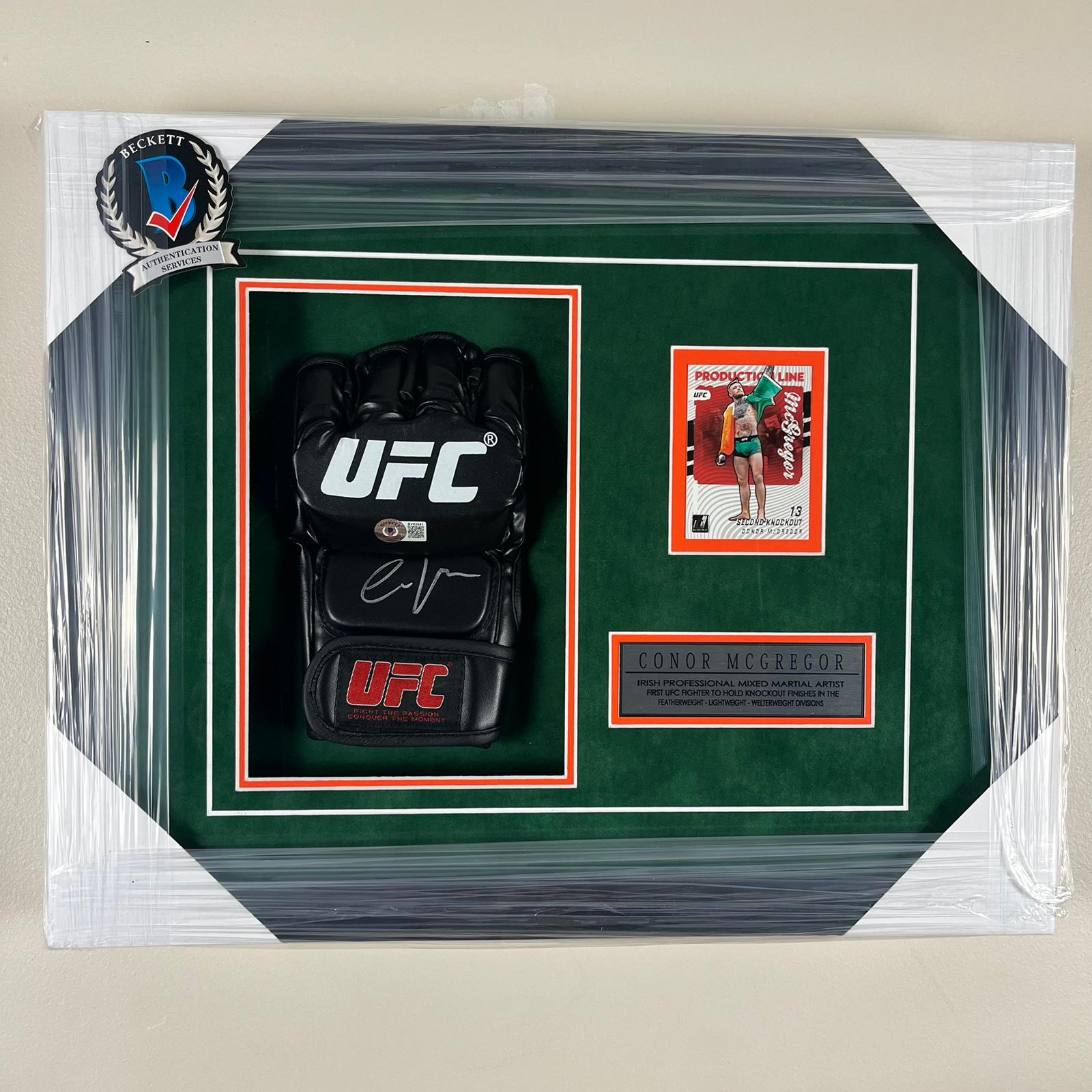 Conor McGregor Signed Glove Framed