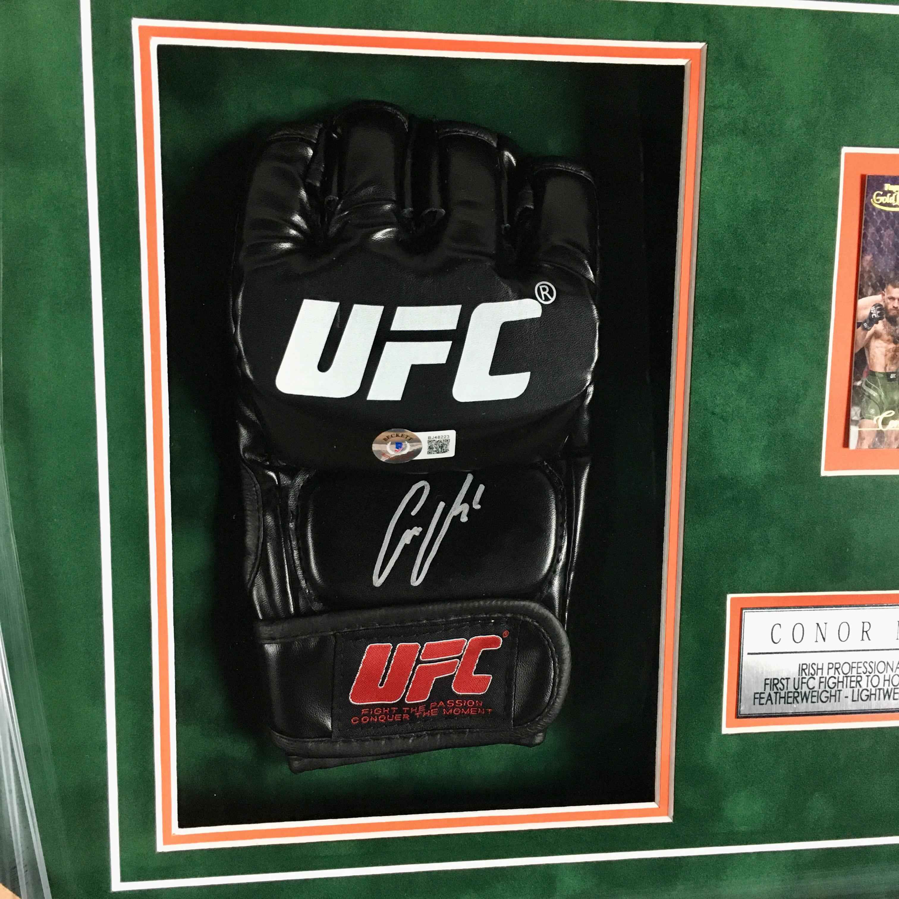 Conor McGregor Signed Glove Framed