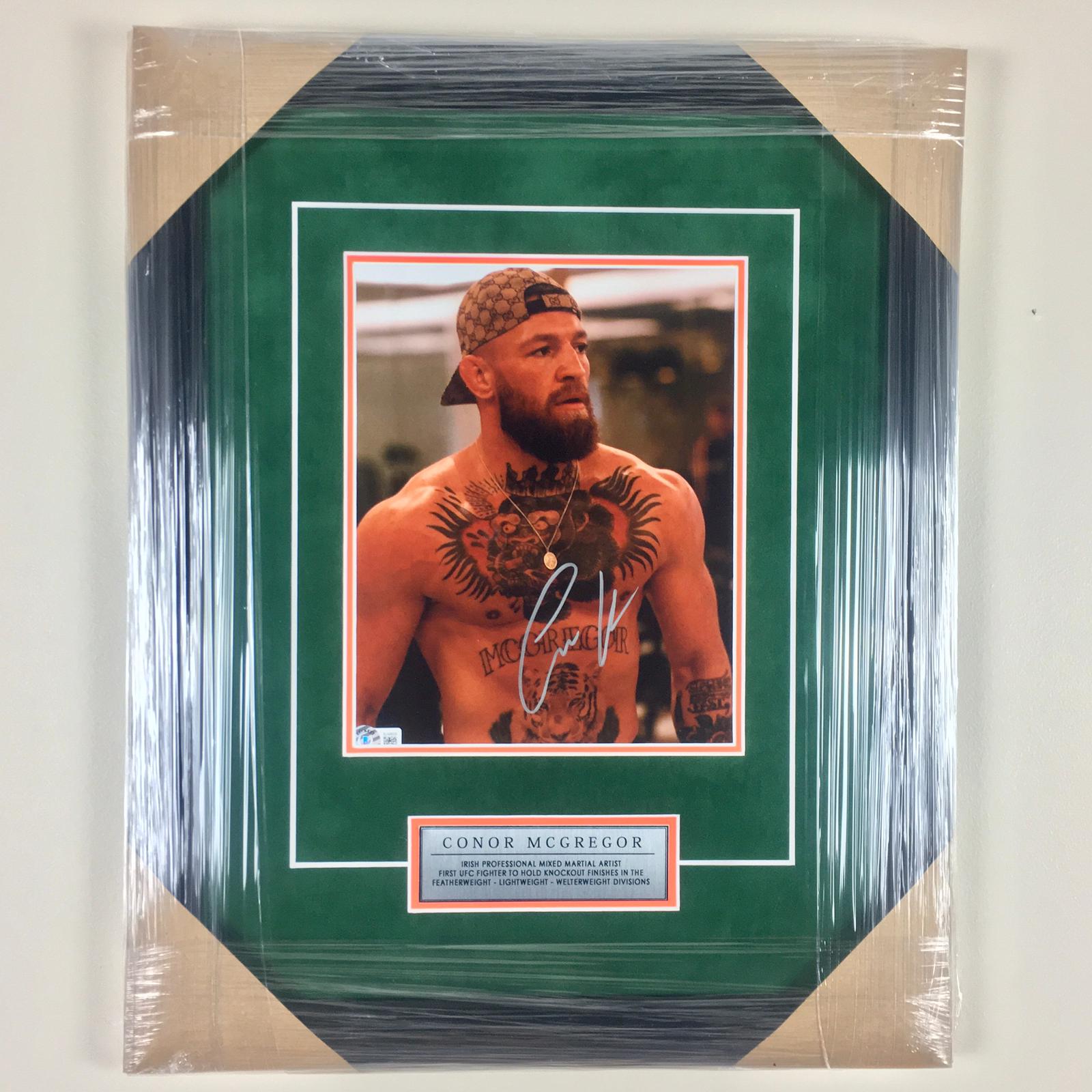 Conor McGregor Signed Photo Framed