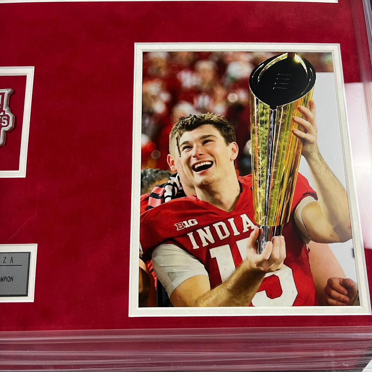 Fernando Mendoza Signed Jersey Framed