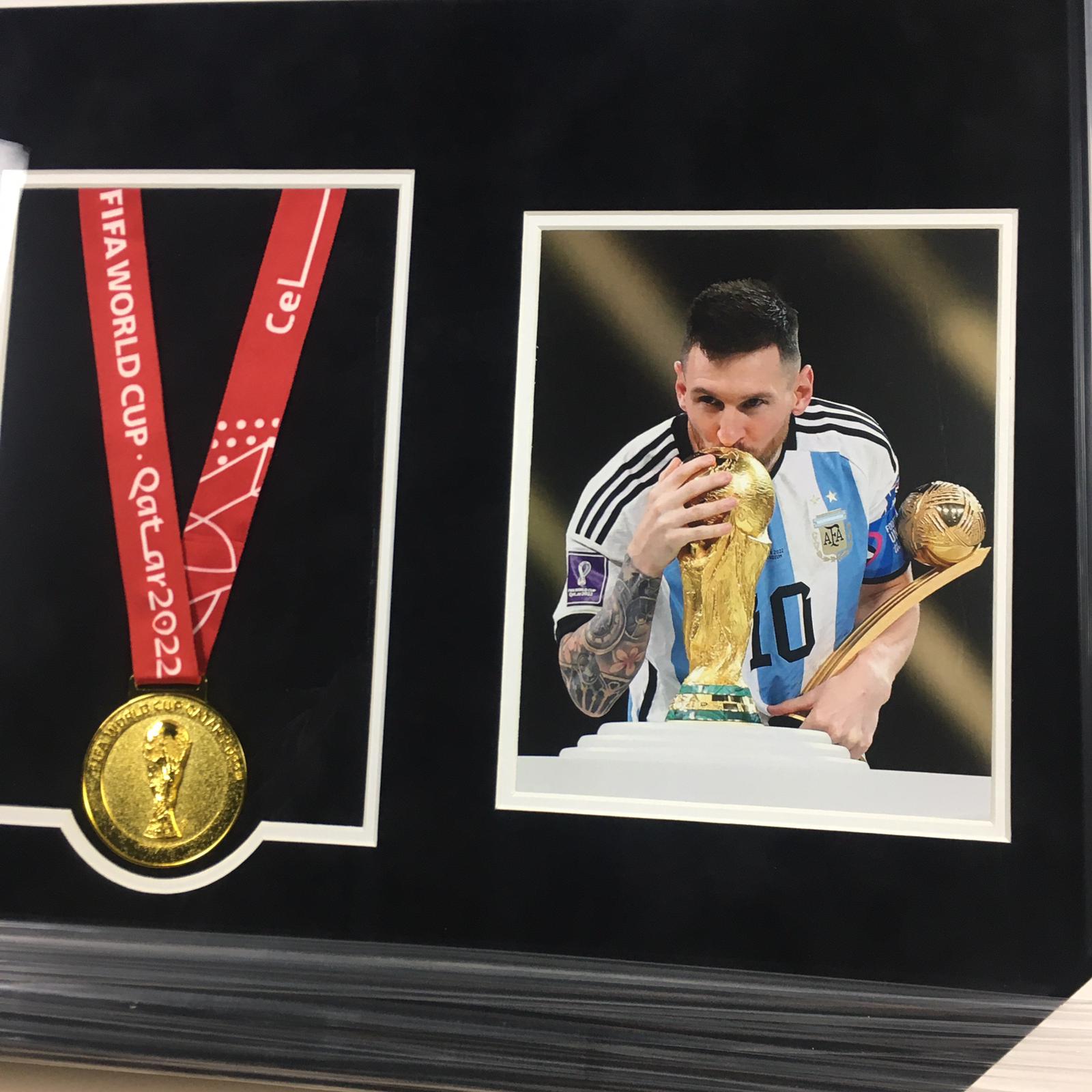 Lionel Messi Signed Jersey Framed