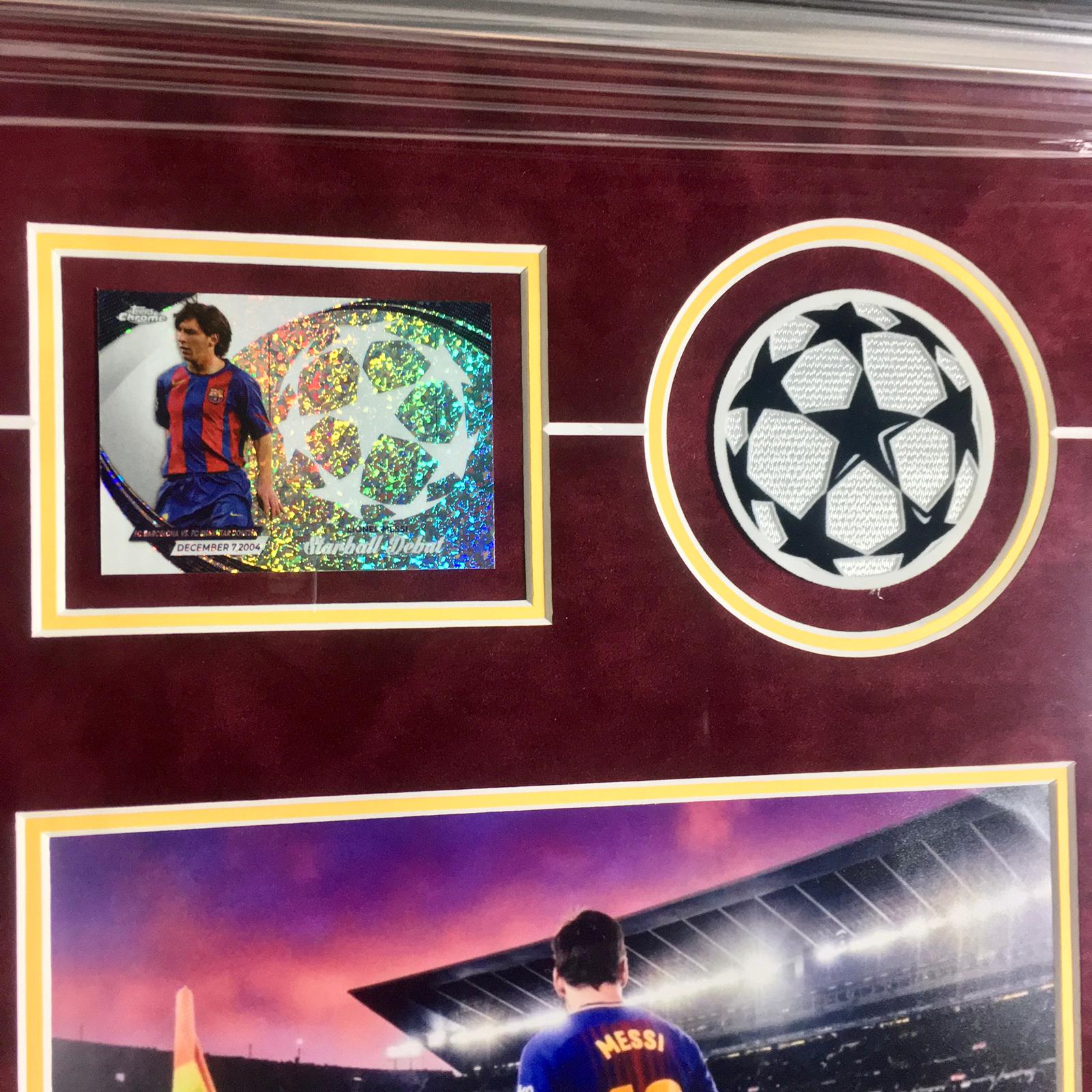 Lionel Messi Signed Photo Framed