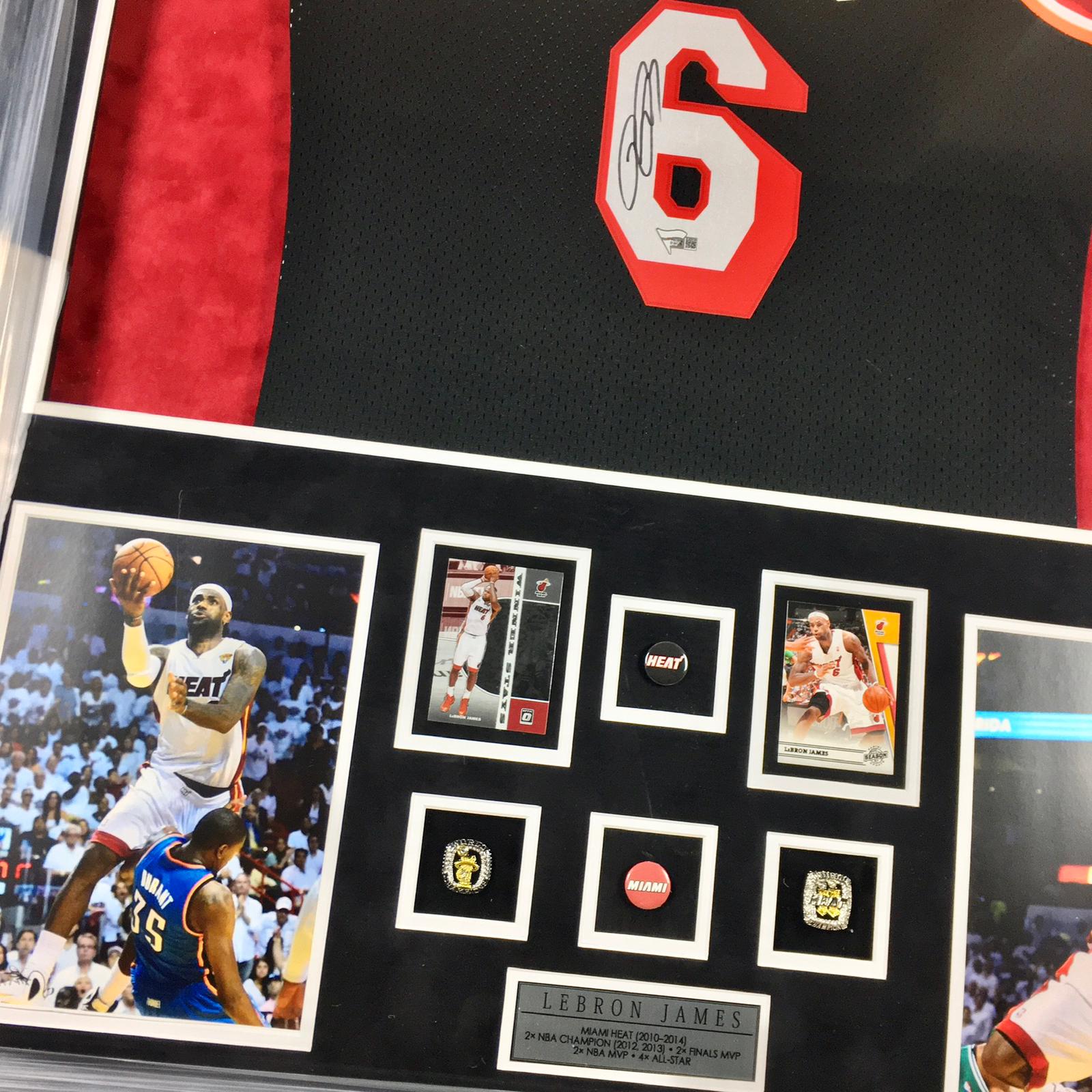 LeBron James Signed Jersey Framed