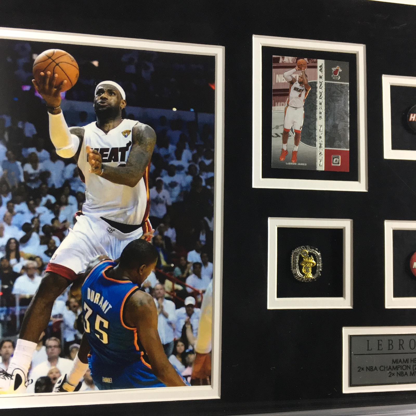LeBron James Signed Jersey Framed