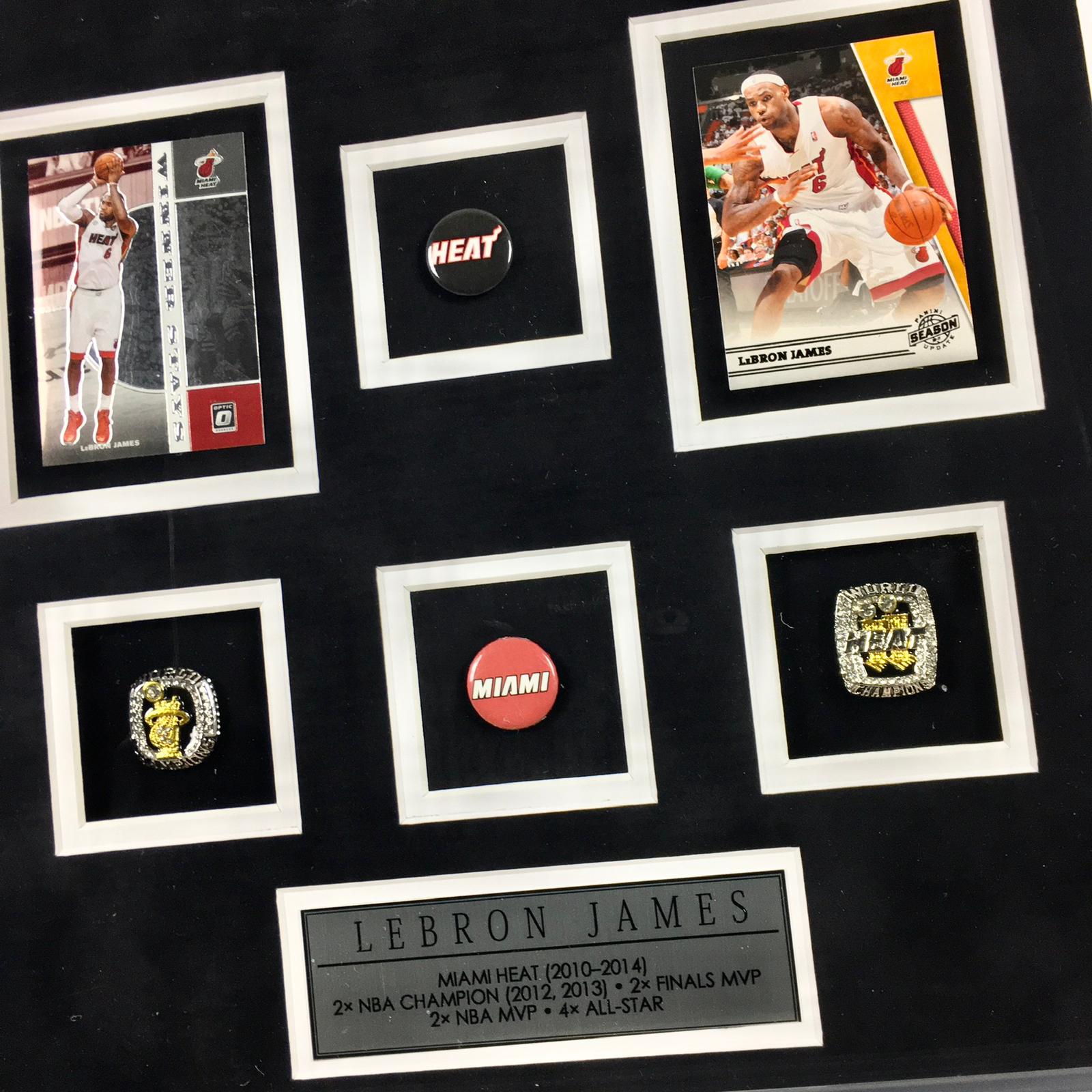 LeBron James Signed Jersey Framed