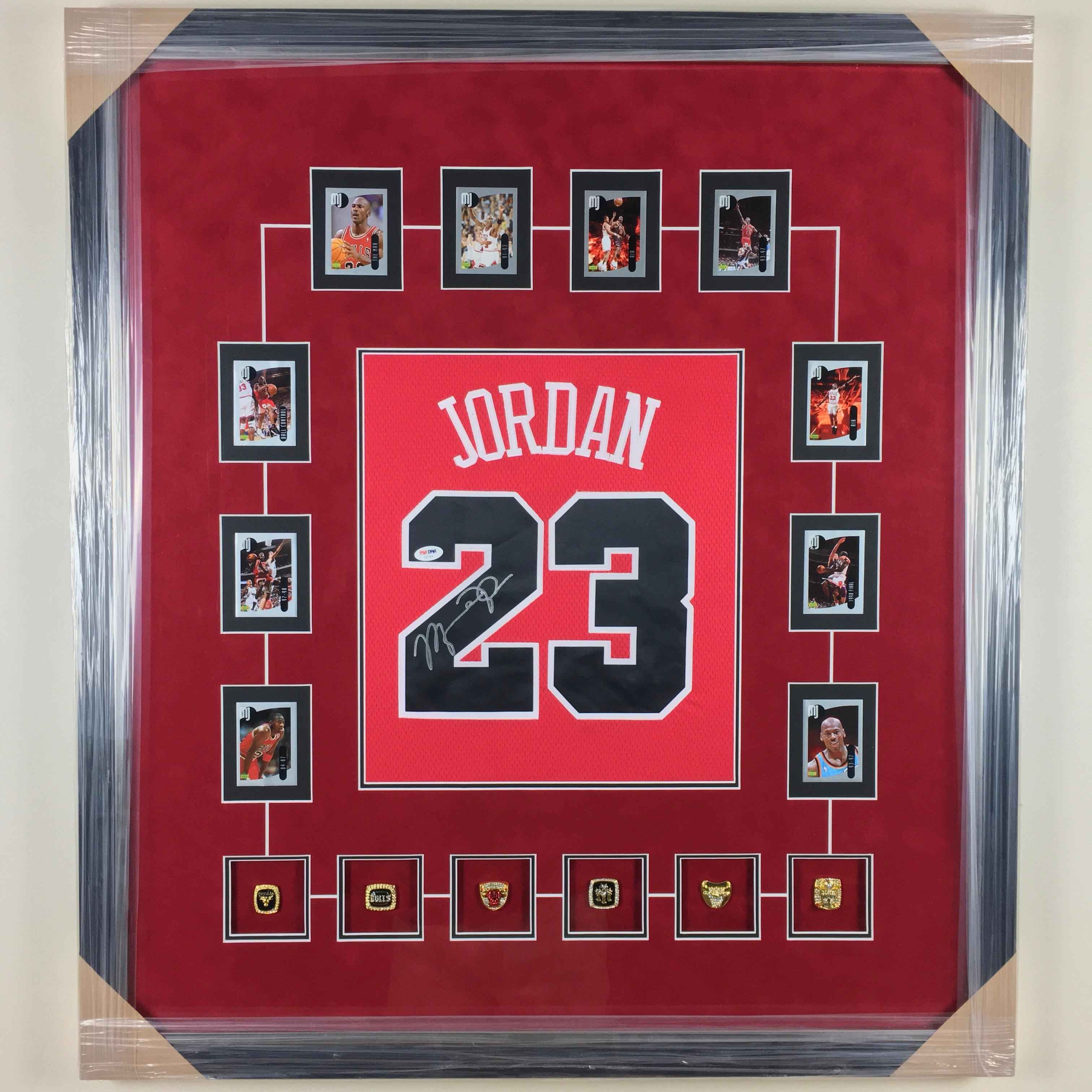 Michael Jordan Signed Jersey Framed