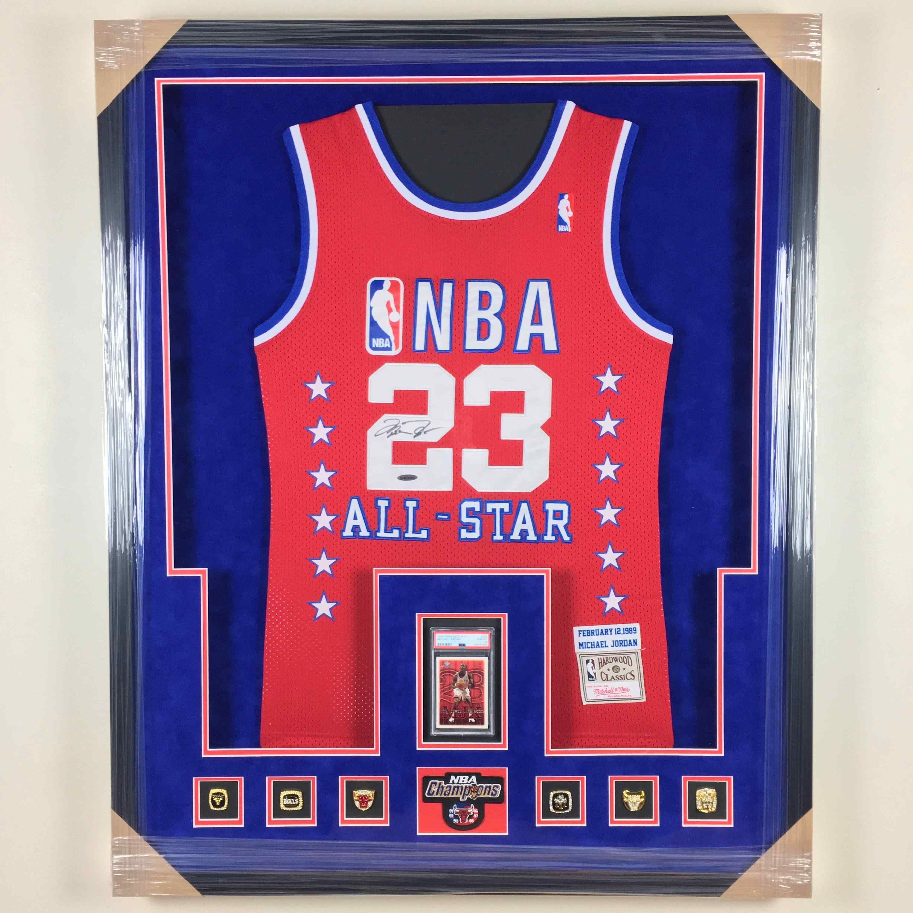 Michael Jordan Signed Jersey Framed