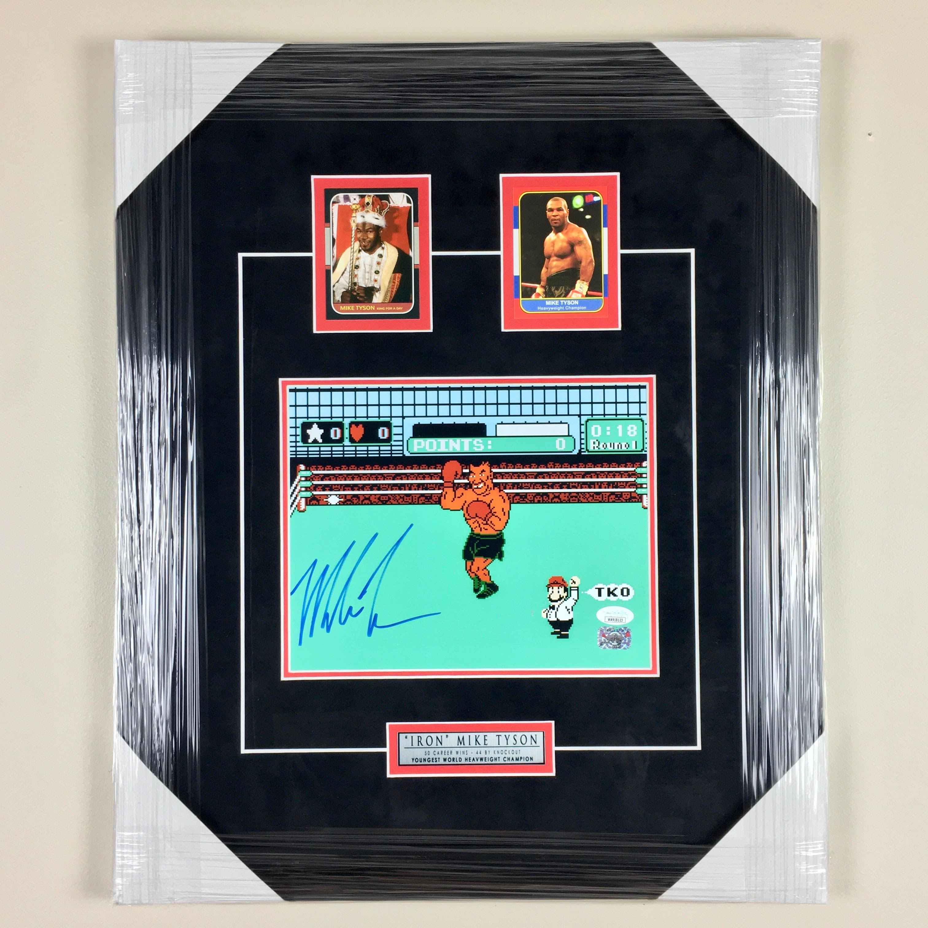 Mike Tyson Signed Photo Framed