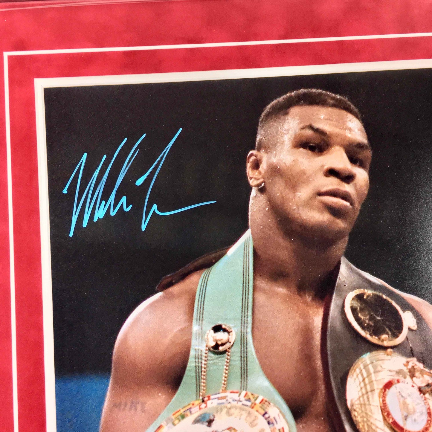 Mike Tyson Signed Photo Framed 16x20