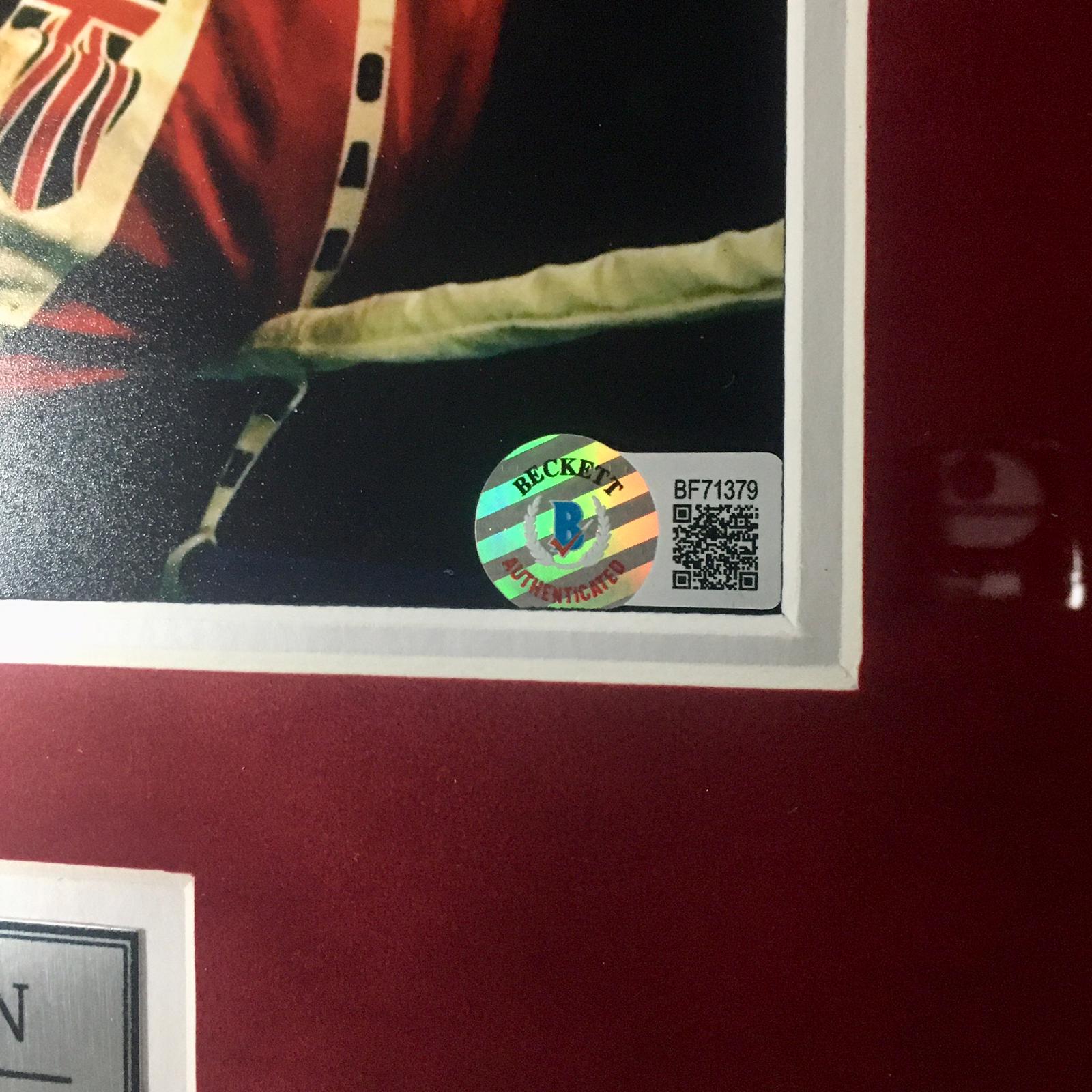 Mike Tyson Signed Photo Framed