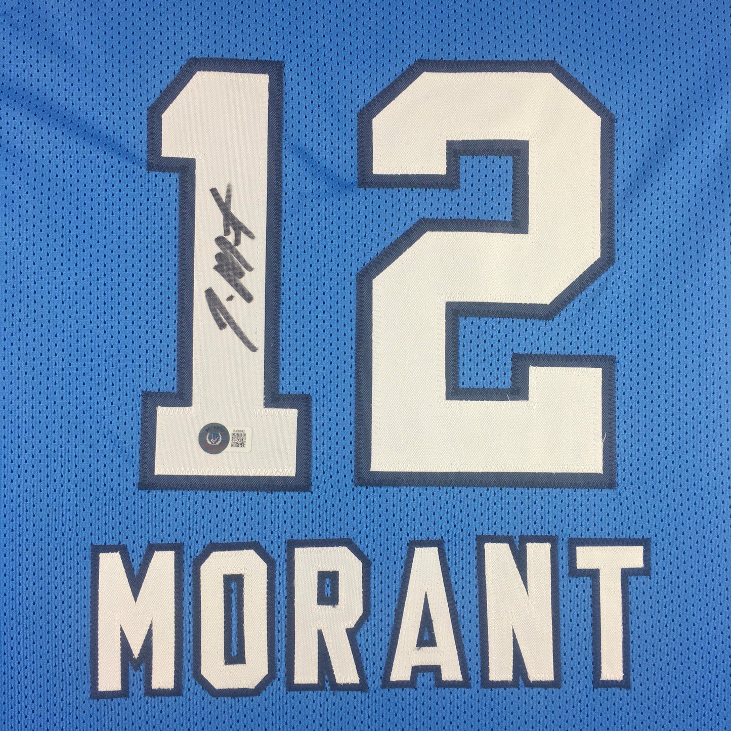 Ja Morant Signed Jersey Framed