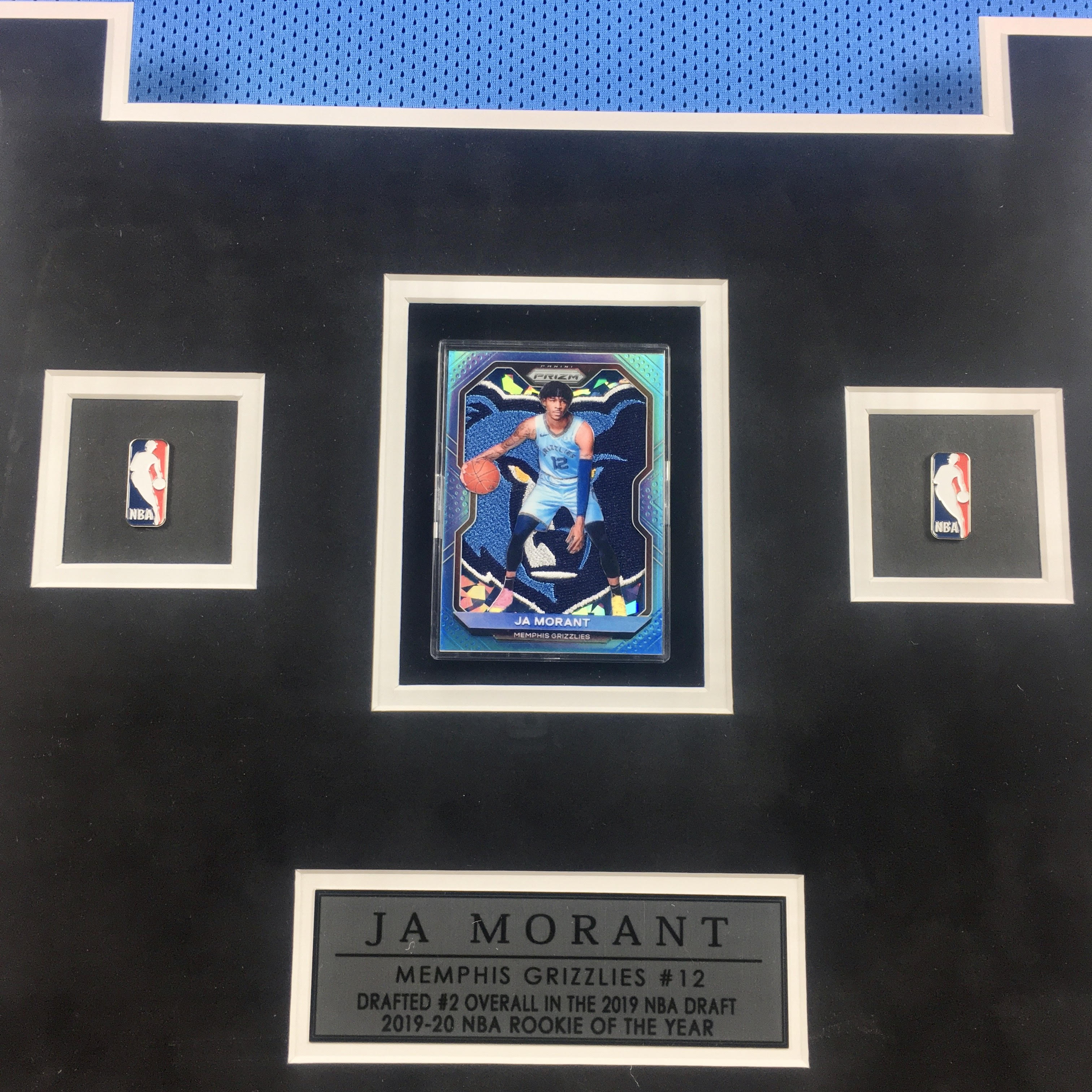 Ja Morant Signed Jersey Framed