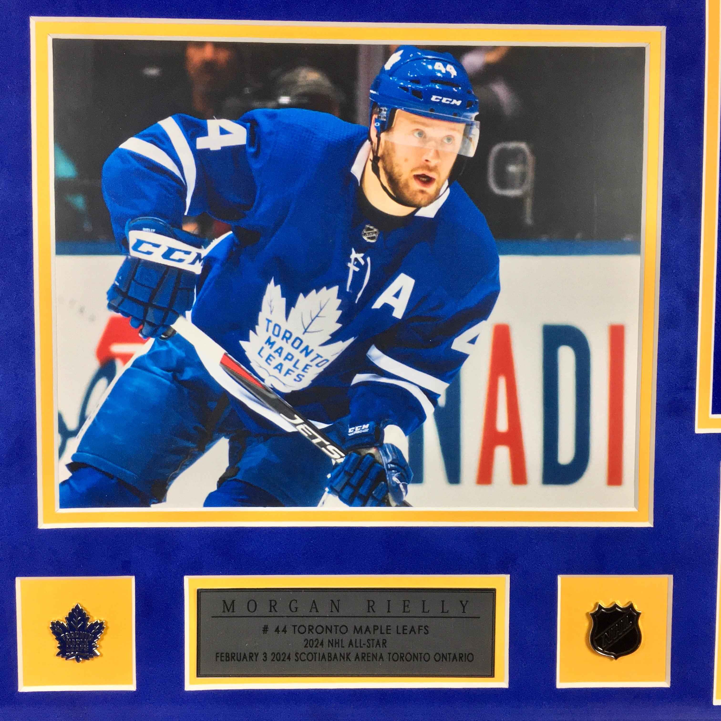 Morgan Rielly Signed Jersey Framed