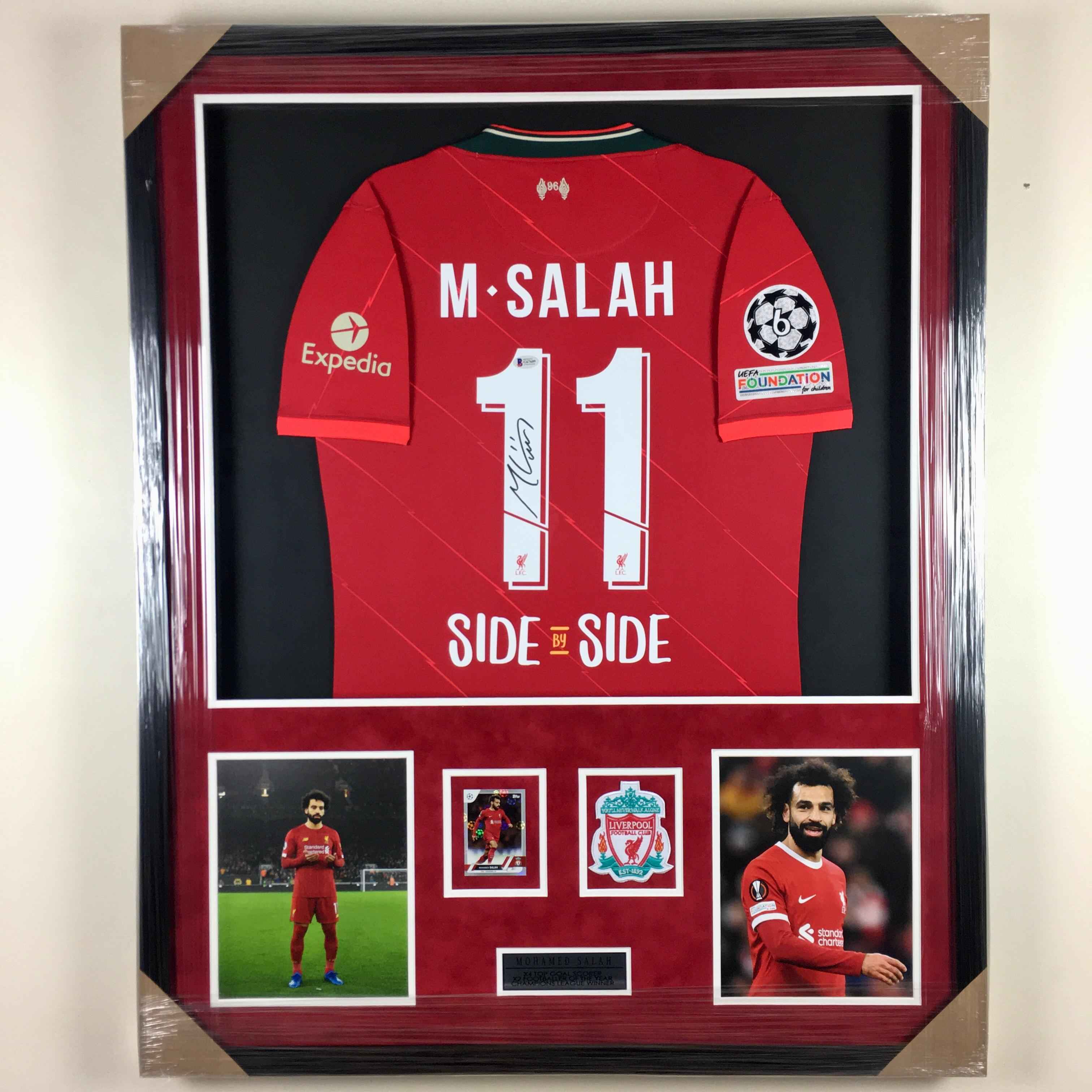 Mo Salah Signed Jersey Framed