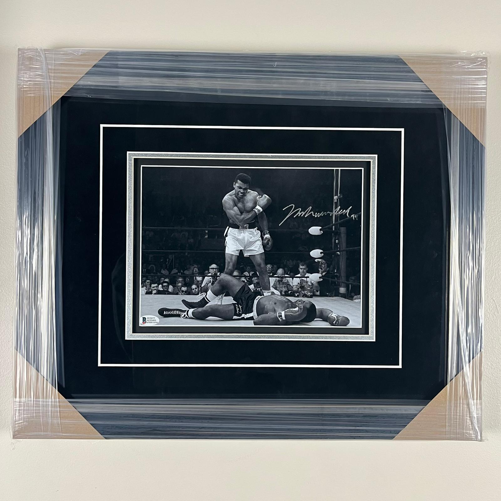 Muhammad Ali Signed Photo Framed