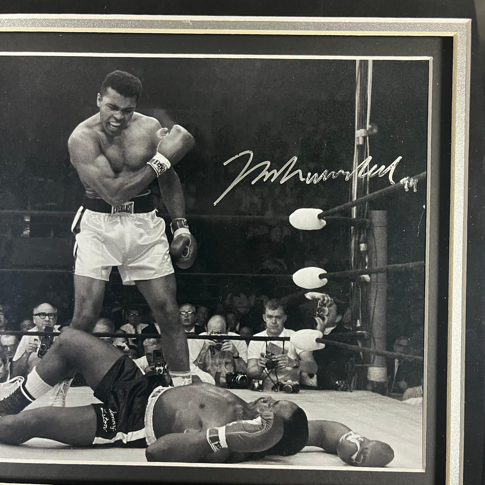 Muhammad Ali Signed Photo Framed