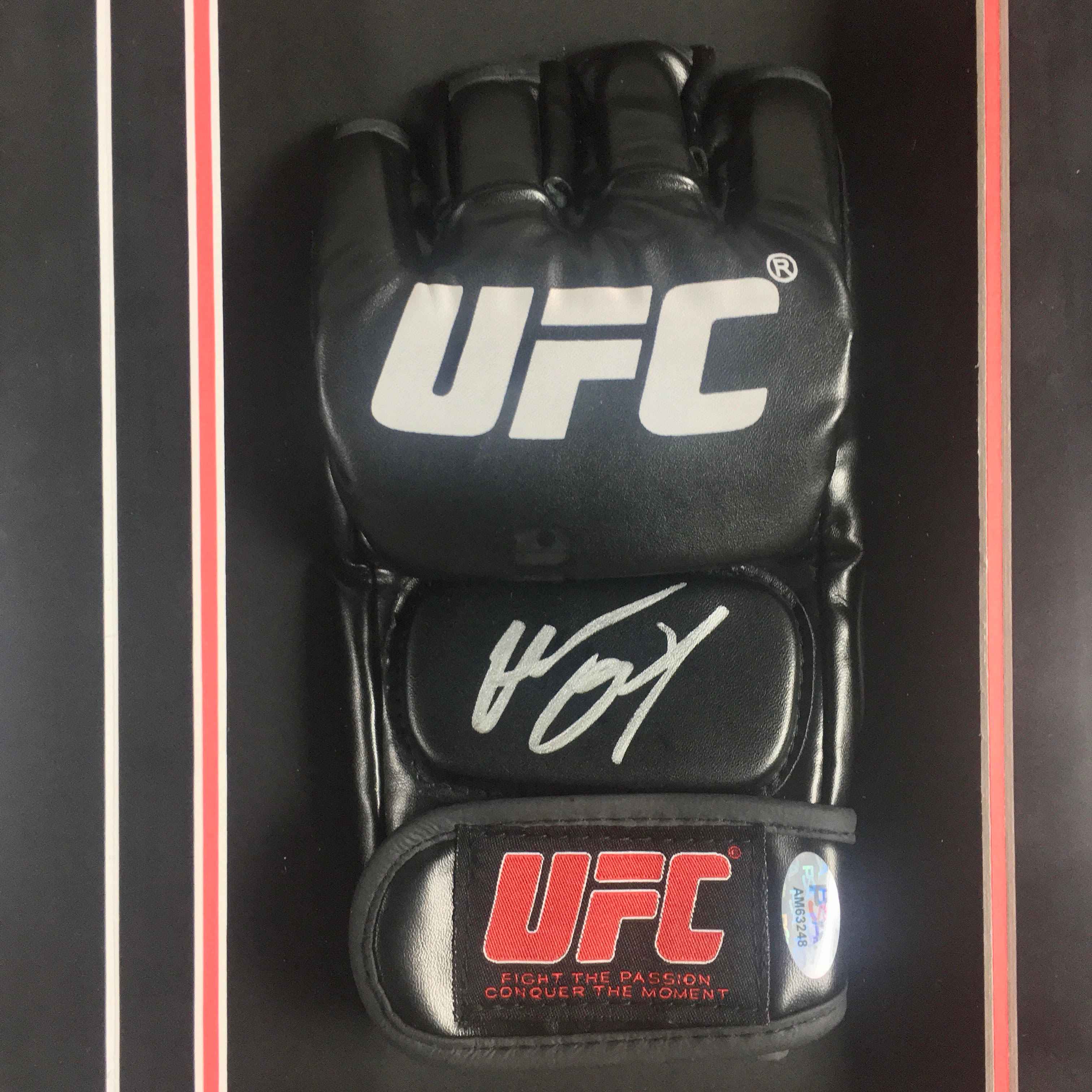 Nate Diaz Signed Glove Framed