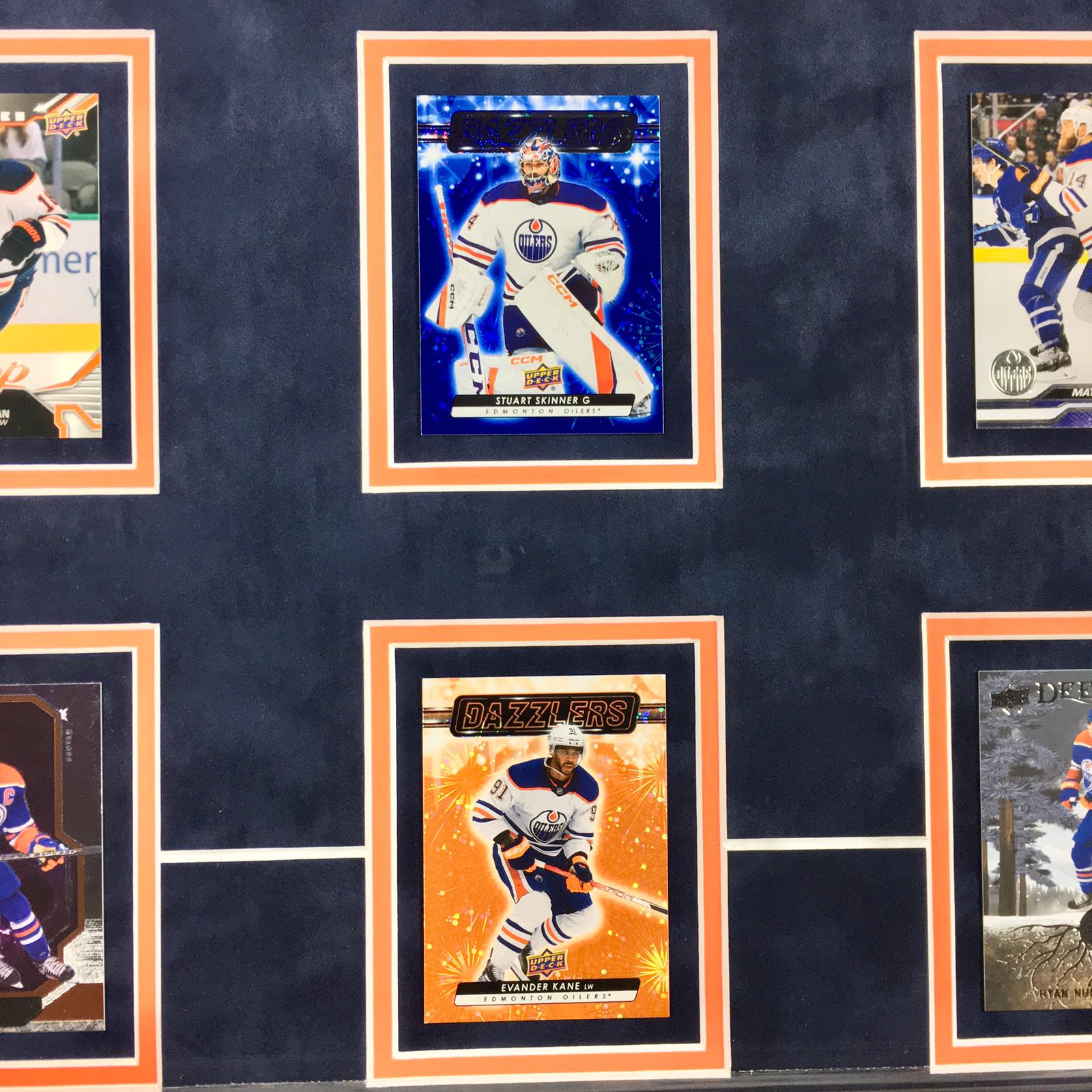 Edmonton Oilers Team Signed Jersey Framed