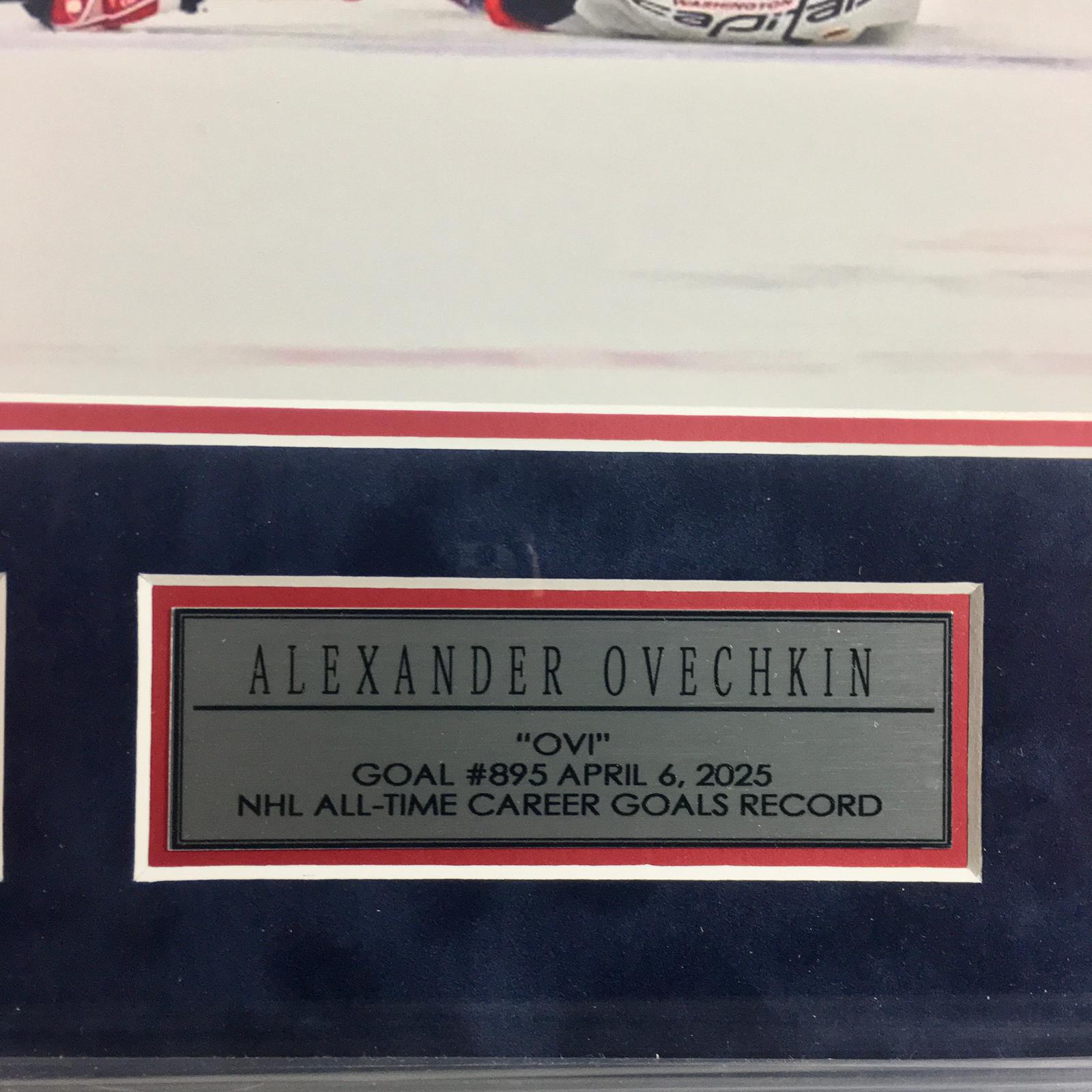 Alexander Ovechkin Signed Jersey Framed