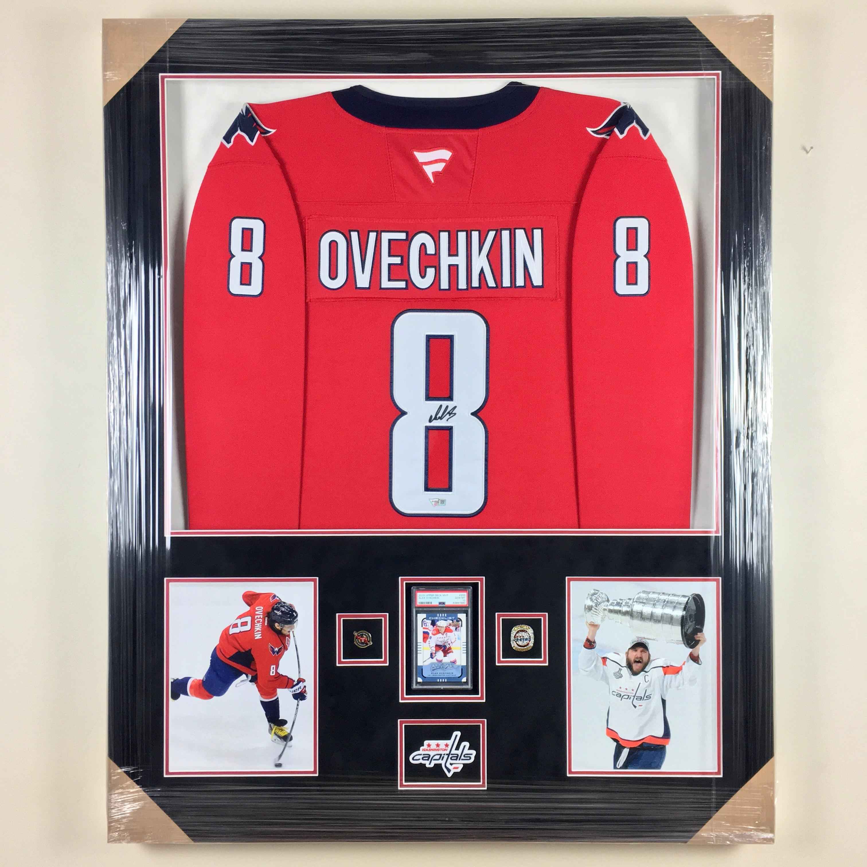 Alexander Ovechkin Signed Jersey Framed