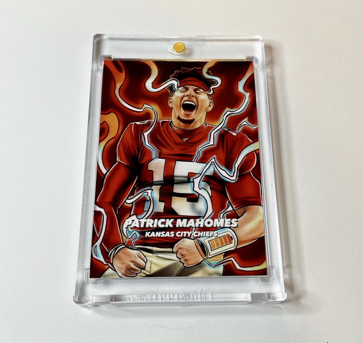 Custom Patrick Mahomes Shield Card