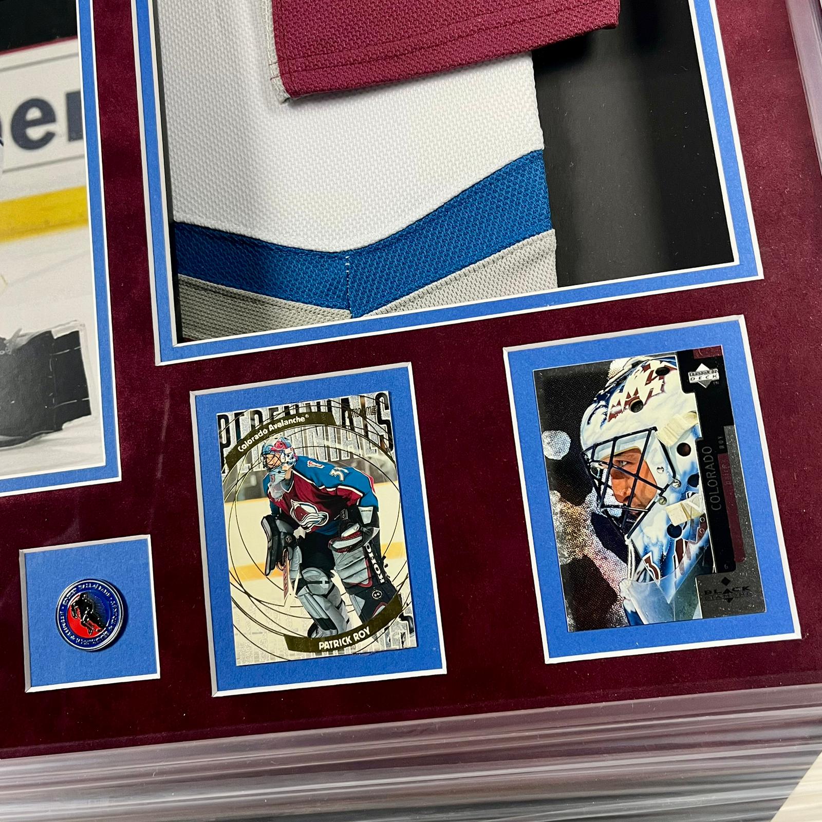 Patrick Roy Signed Jersey Framed