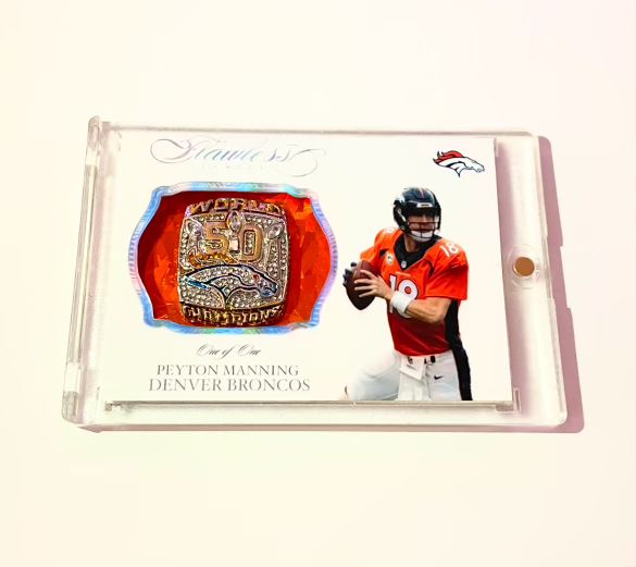 Custom Peyton Manning Ring Card