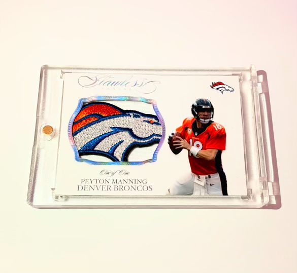 Custom Peyton Manning Patch Card