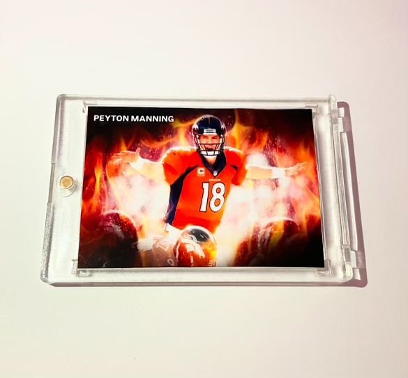 Custom Peyton Manning Patch Card