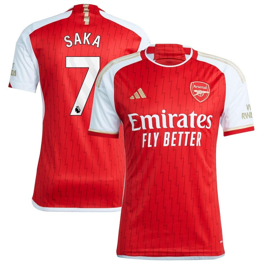 Red Arsenal Bukayo Saka Jersey