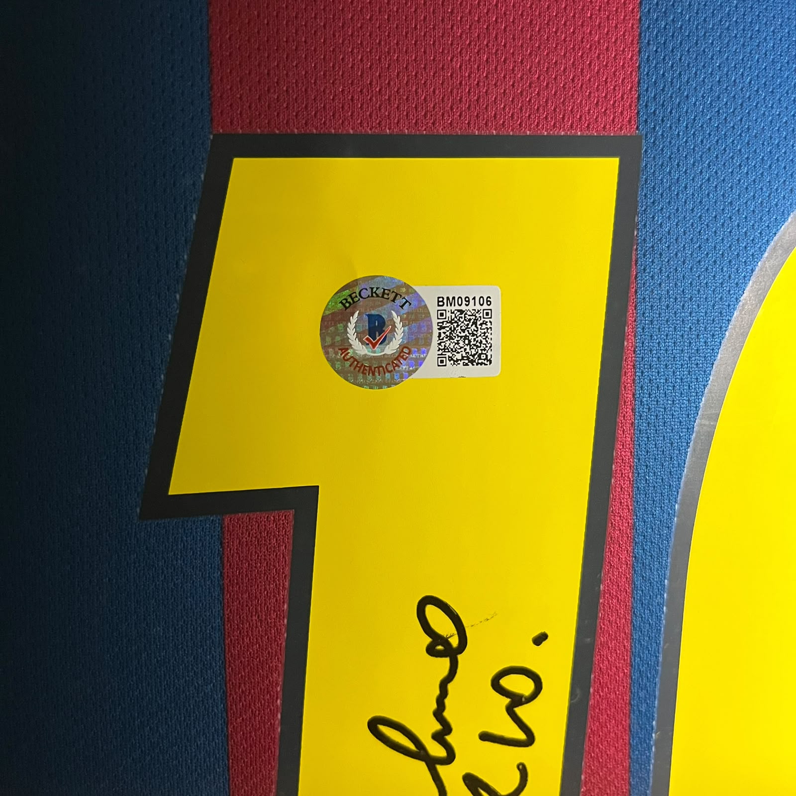 Ronaldinho Signed Jersey