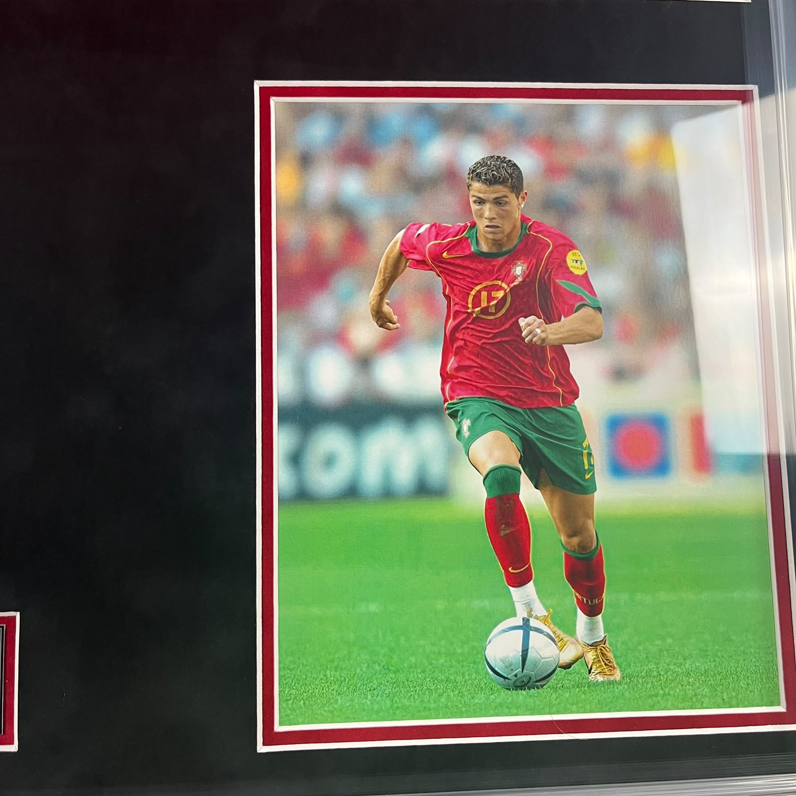 Cristiano Ronaldo Signed Jersey Framed
