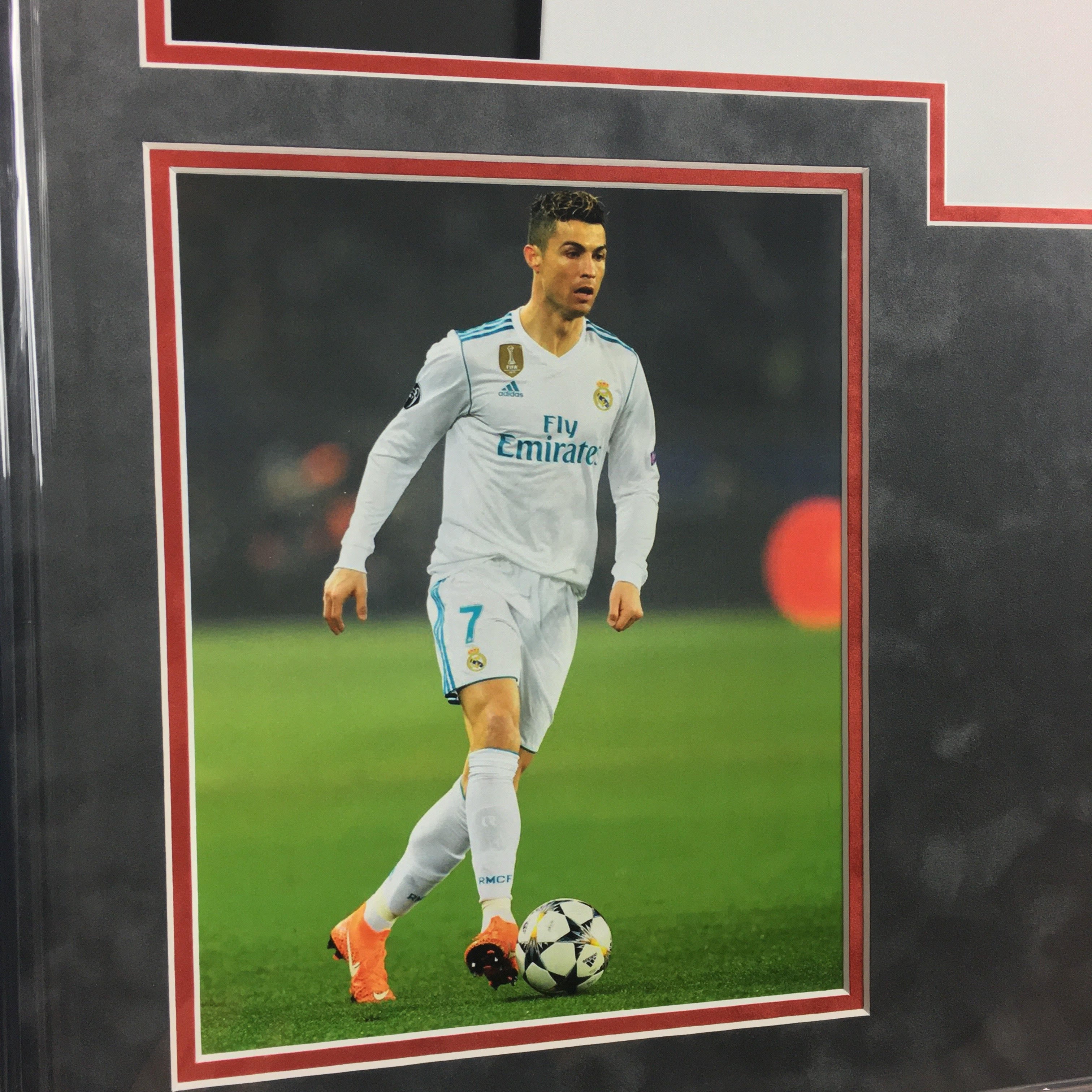 Cristiano Ronaldo Signed Jersey Framed