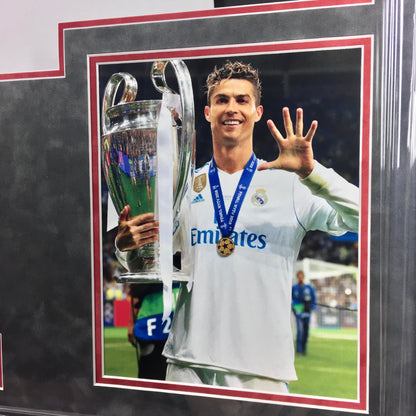 Cristiano Ronaldo Signed Jersey Framed