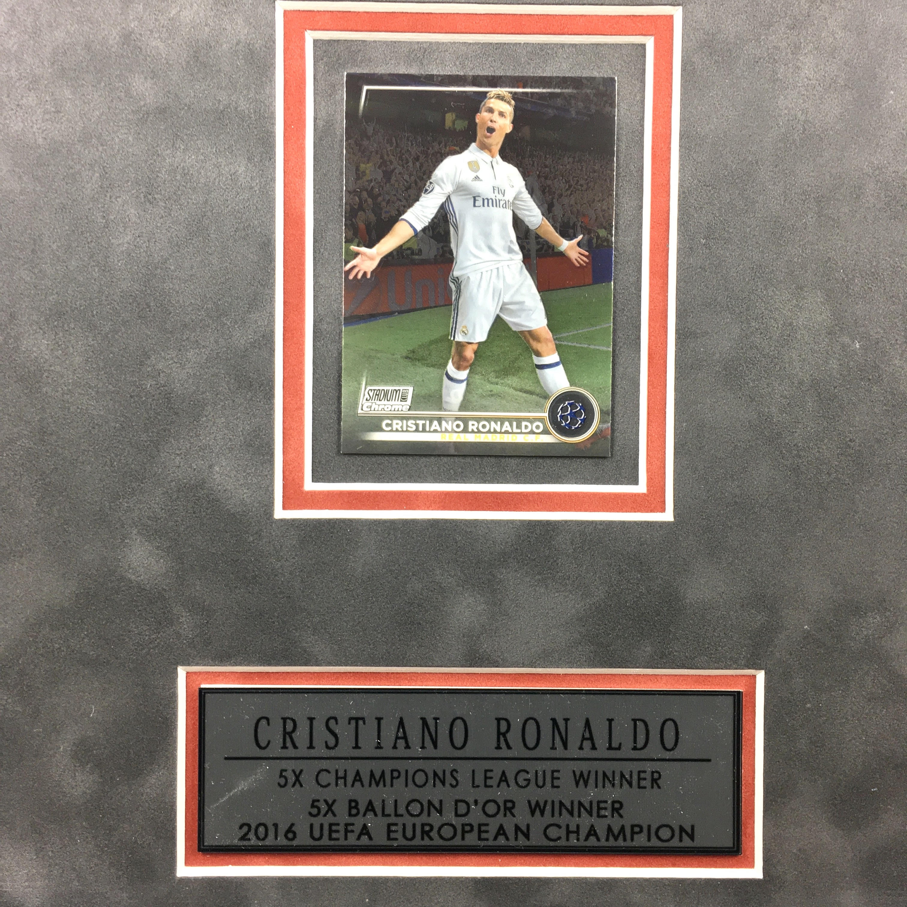 Cristiano Ronaldo Signed Jersey Framed