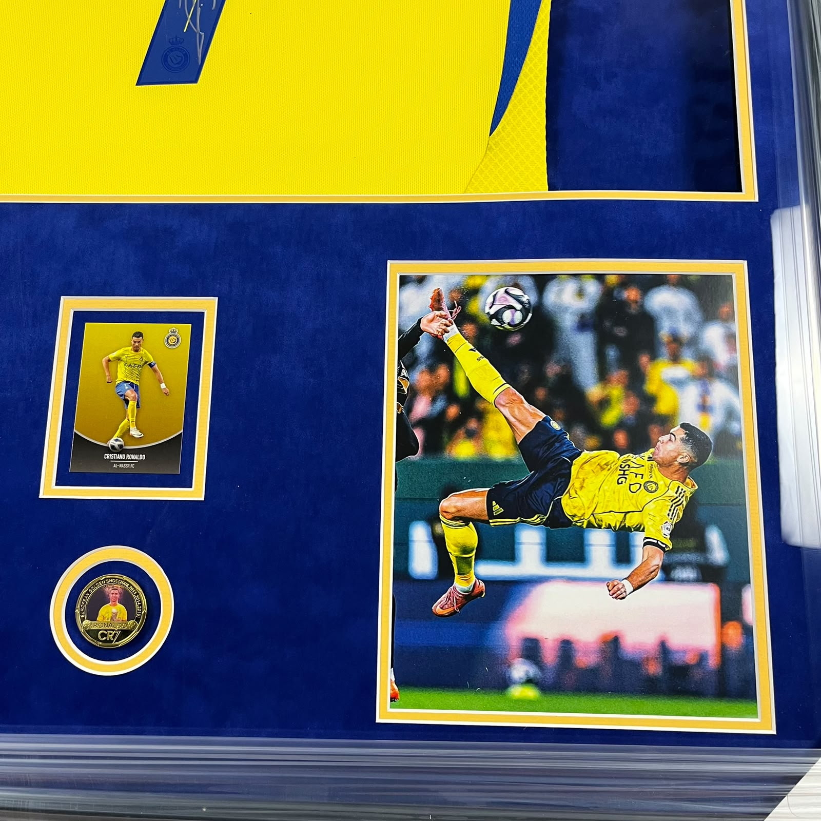Cristiano Ronaldo Signed Jersey Framed