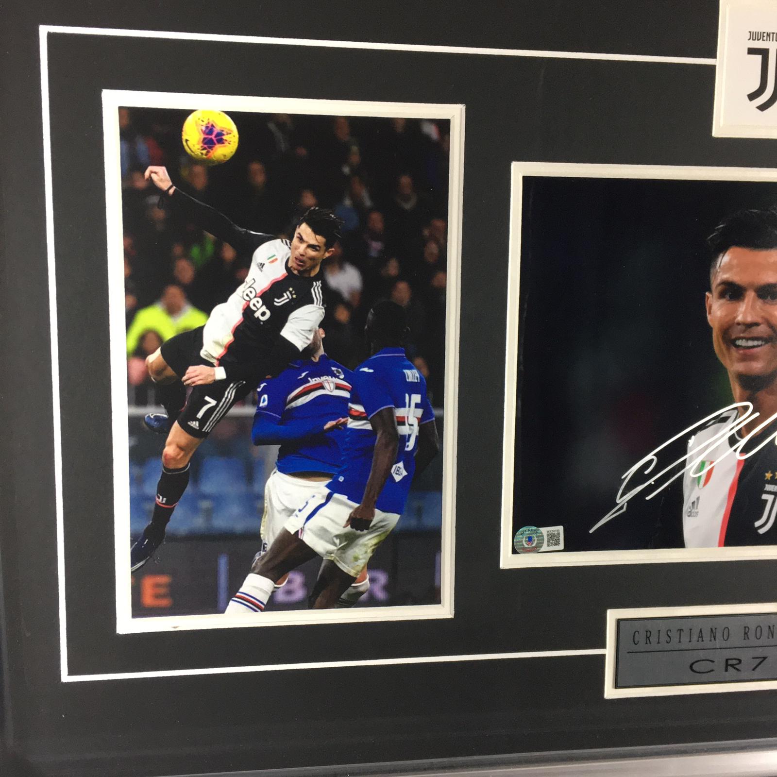 Cristiano Ronaldo Signed Photo Framed